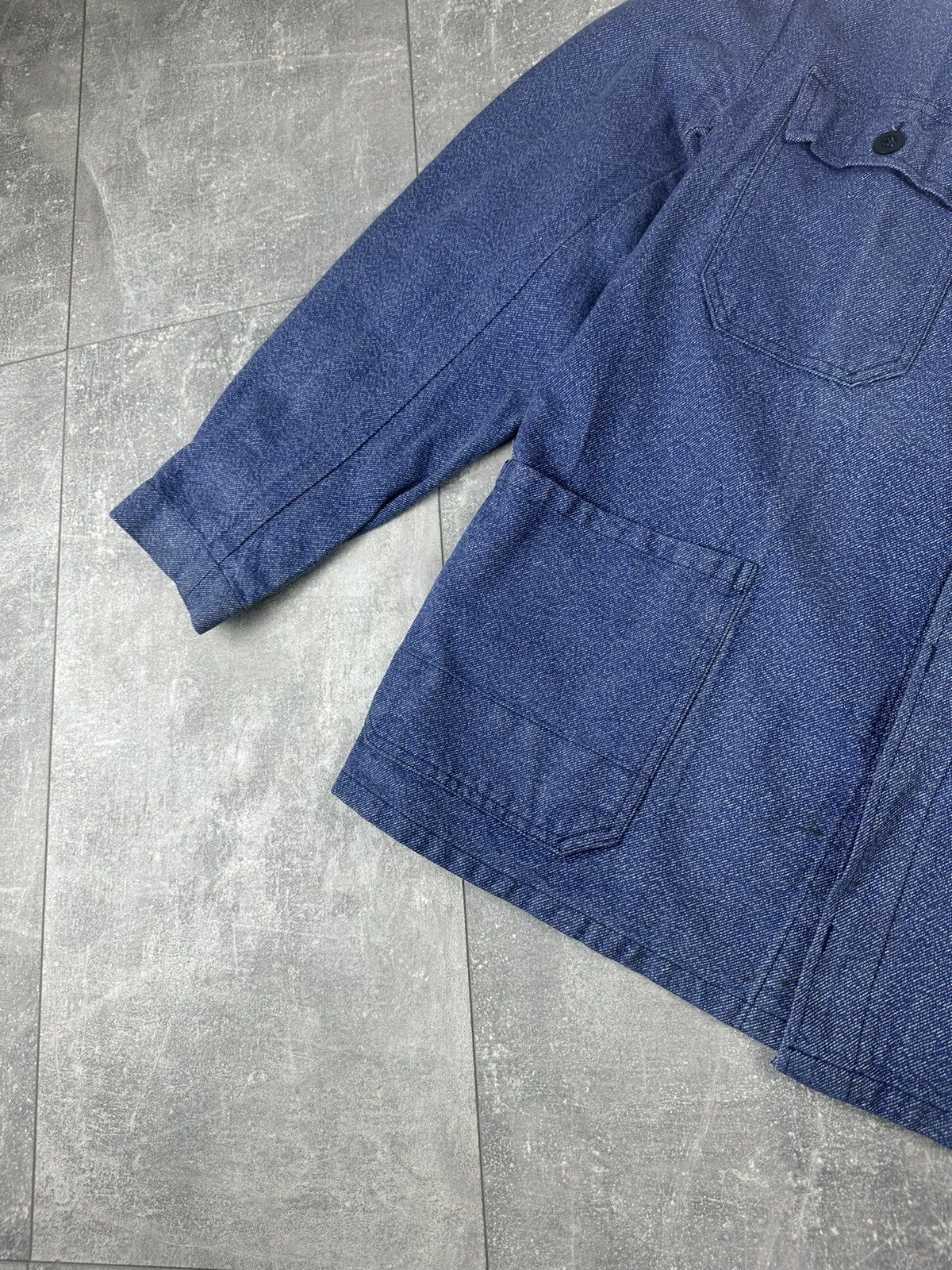 Le Laboureur Vintage Retro 70S Fischer Pecheur WorkWear Chore Jacket Size US L / EU 52-54 / 3 - 5 Thumbnail