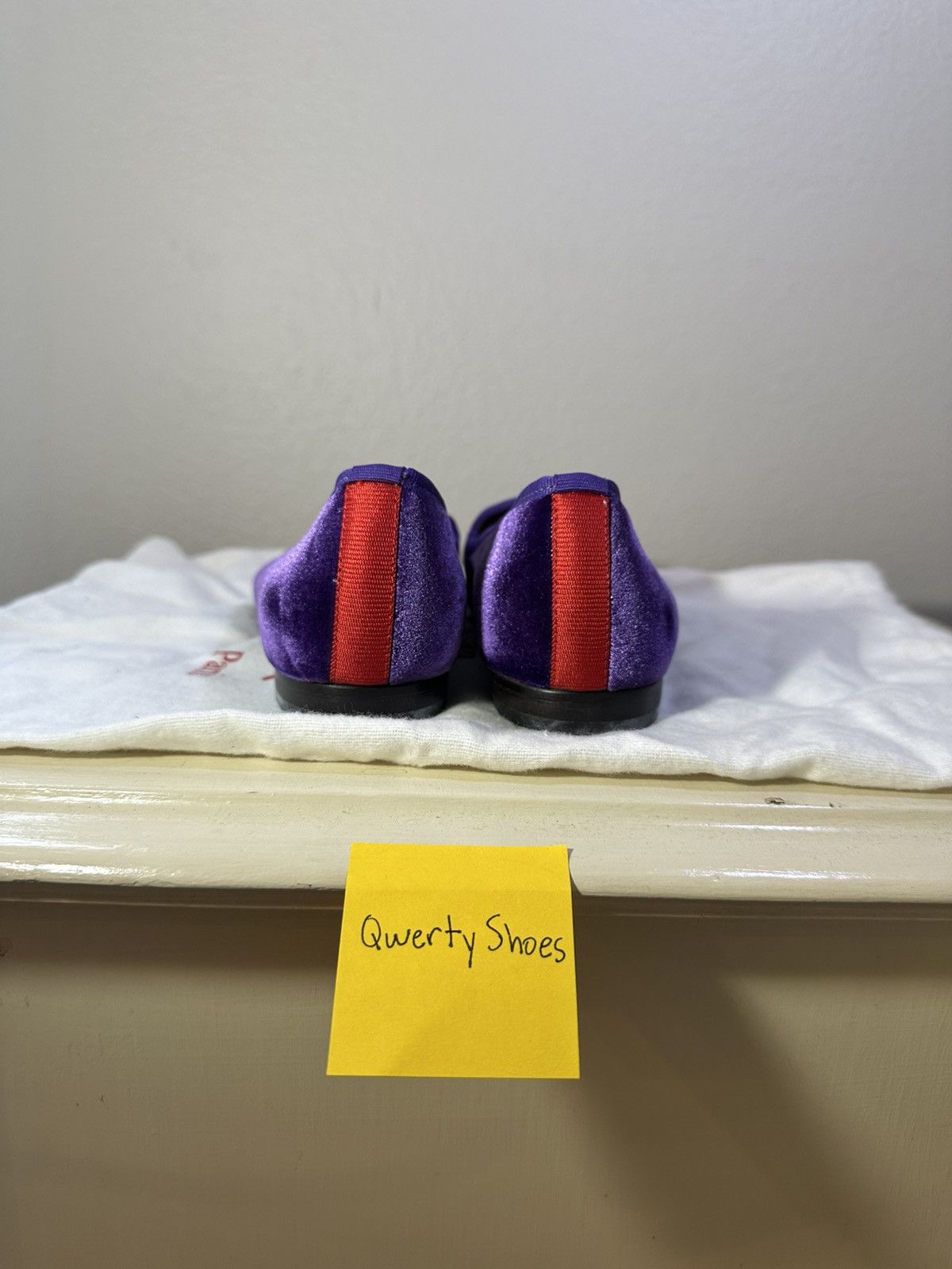 Del Toro Del Toro Velvet Loafers Size US 7.5 / IT 37.5 - 3 Thumbnail