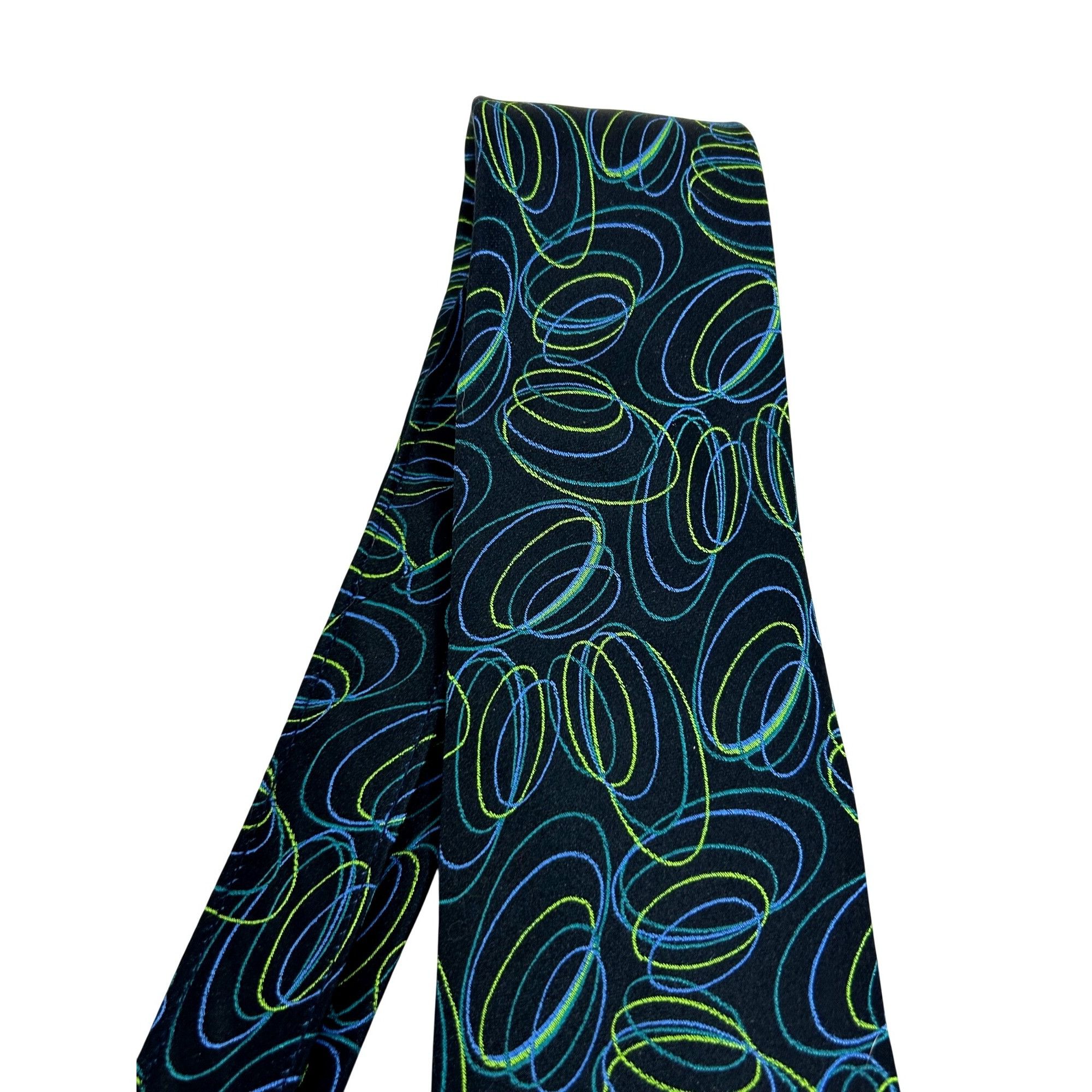 Other Vintage ‘90’s Abstract Silk Tie Beau Brummel SoHo Handmade N Size ONE SIZE - 3 Thumbnail