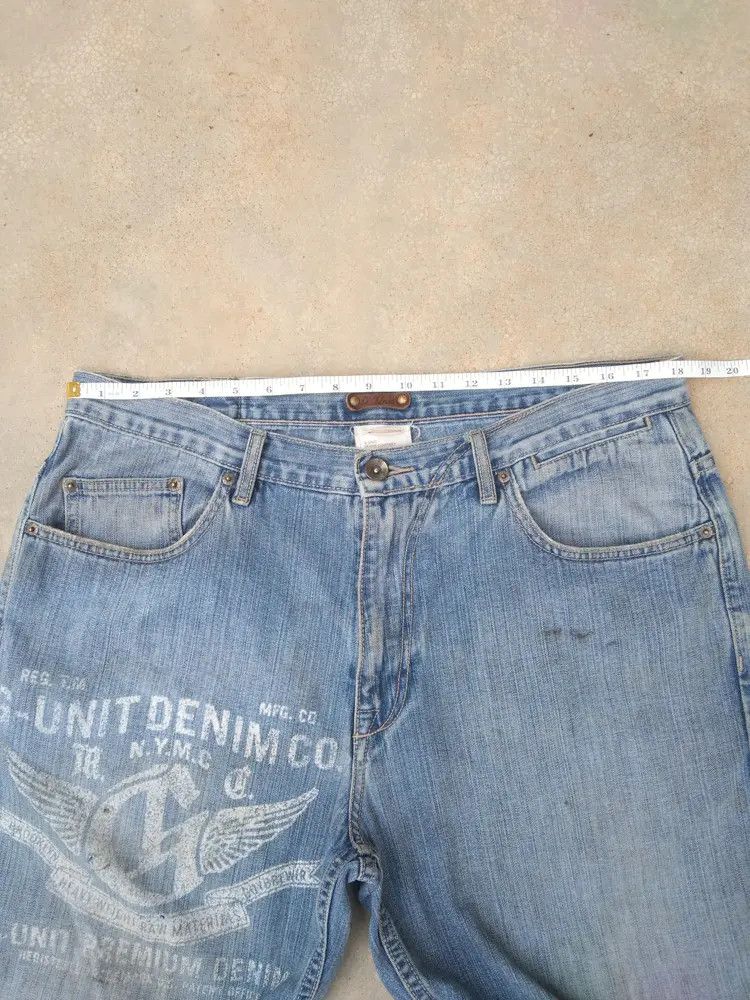 G-Unit Vintage G Unit Big Logo Loose Baggy Jeans 36x32 Size US 36 / EU 52 - 9 Thumbnail