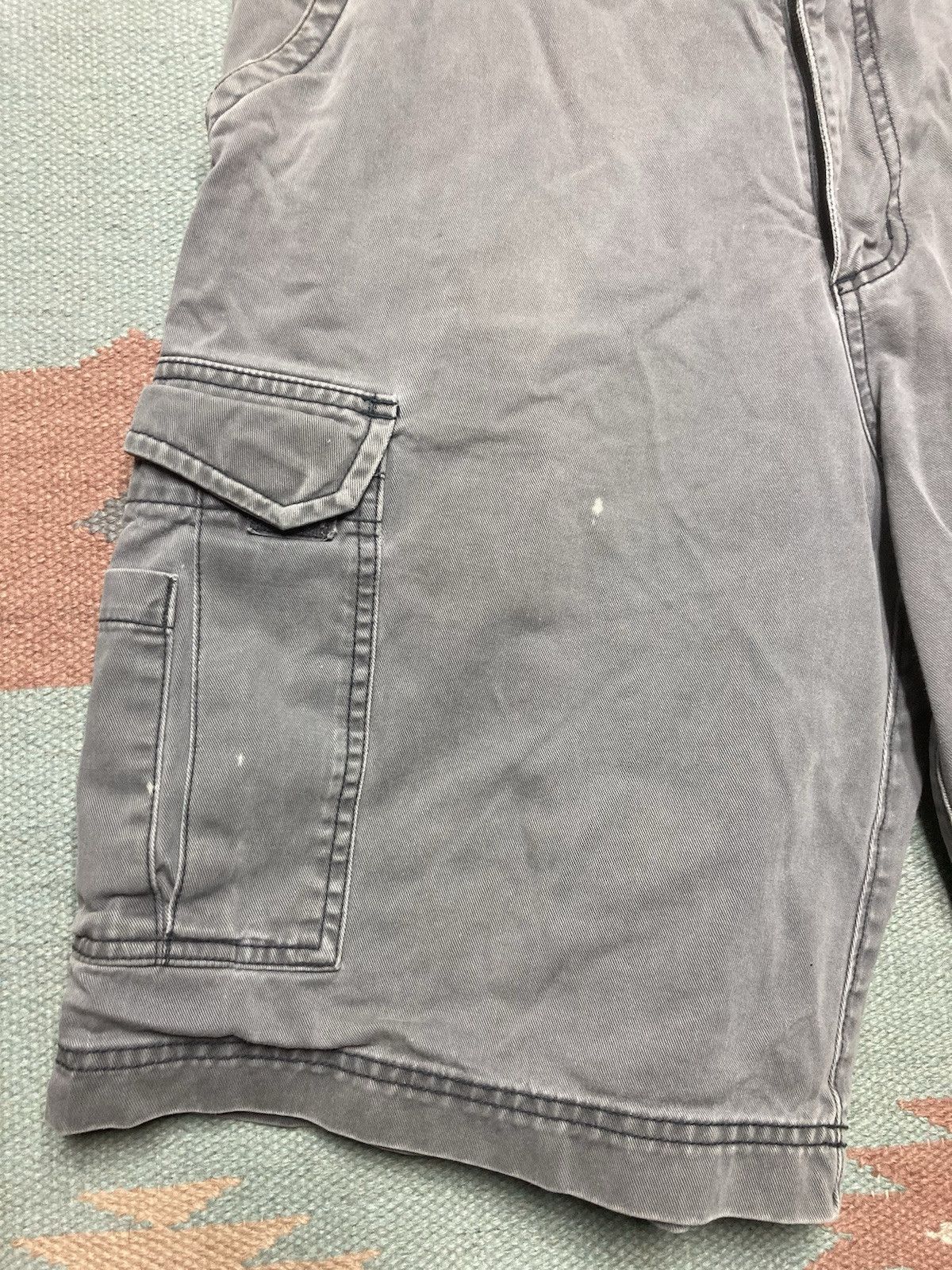 UNIONBAY × Vintage y2k Union bay cargo shorts wide leg baggy skater utility 33 Size US 33 - 2 Thumbnail