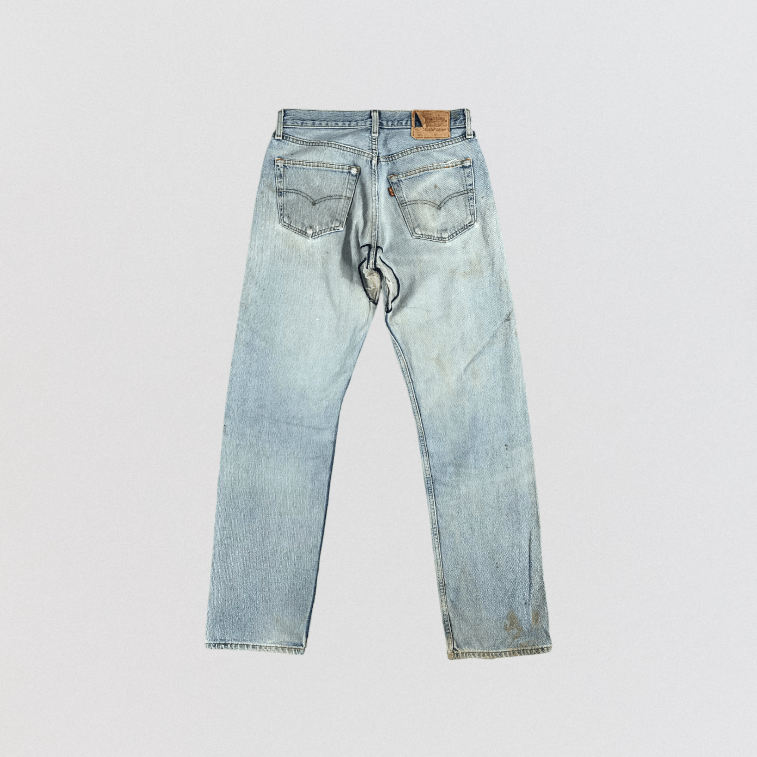 Levi's 90s Vintage Light Wash Levis 501 Jeans-JM2188 Size US 31 - 2 Thumbnail