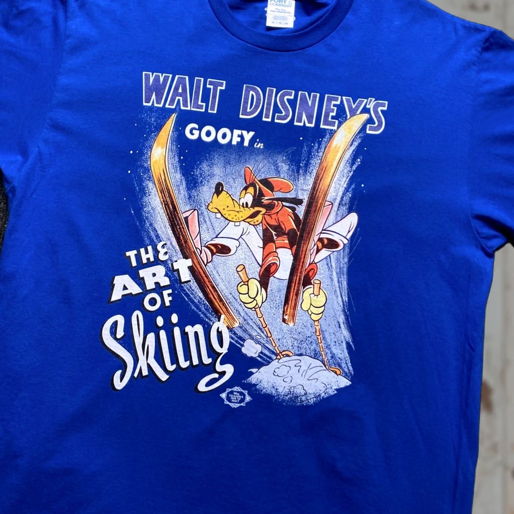 Disney VINTAGEDisney Goofy The Art of Skiing T Shirt XL Blue Treasures From The Vault Size US XL / EU 56 / 4 - 1 Thumbnail