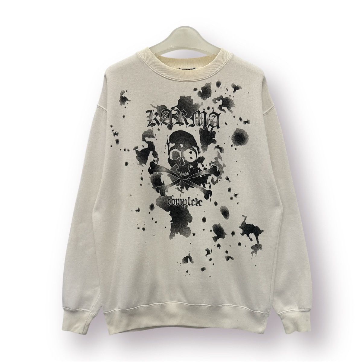 If Six Was Nine 🔥 Japan Streetwear Karma Complete Wing Skull Gothic Sweat Size US M / EU 48-50 / 2 - 2 Thumbnail
