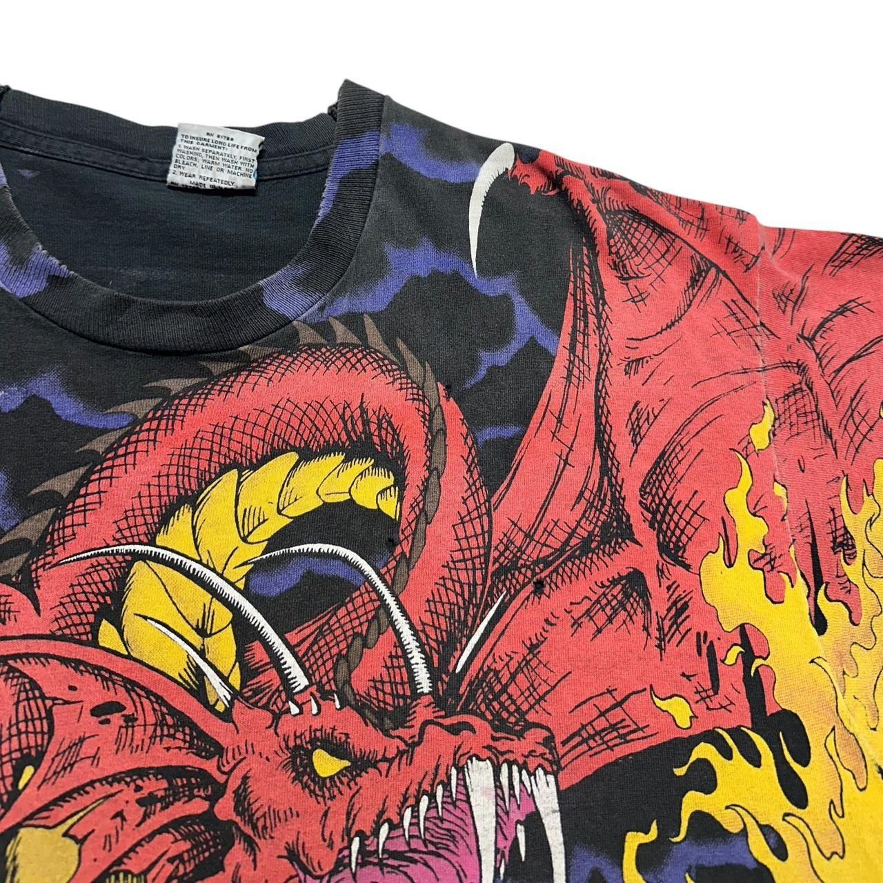 Liquid Blue × Vintage Vintage Liquid Blue Dragon Knight AOP T-Shirt Size US XL / EU 56 / 4 - 4 Thumbnail