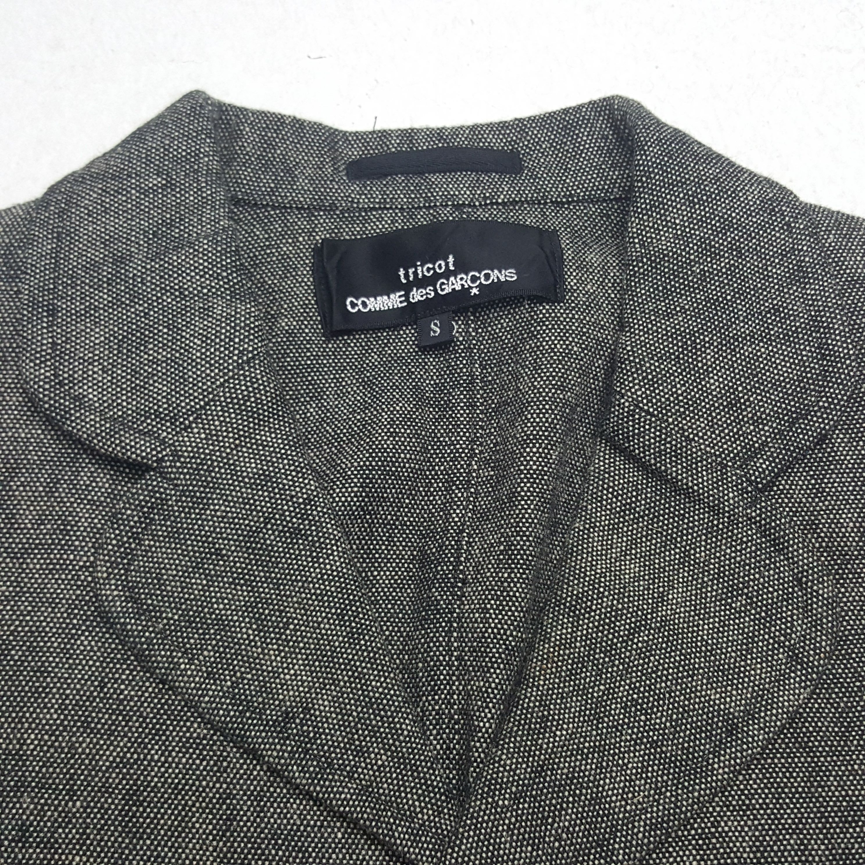 Comme des Garcons × Tricot Comme des Garcons × Vintage Vintage Tricot COMME DES GARÇONS Blazer Coat Jacket Size S / US 4 / IT 40 - 4 Thumbnail