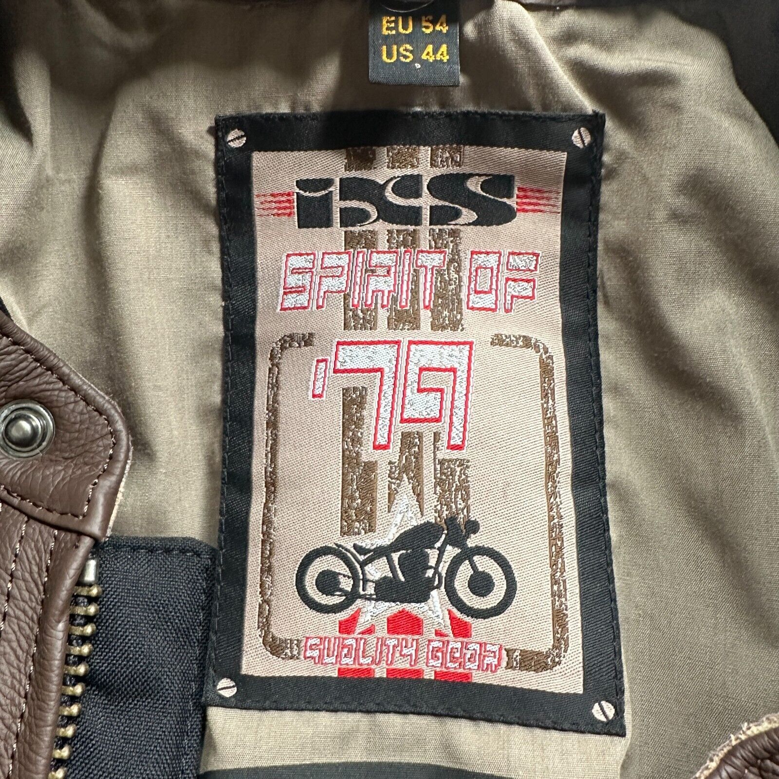 The Unbranded Brand iXS Curtis Motorcycle Jacket 44 Brown Leather Moto Biker New Size US L / EU 52-54 / 3 - 7 Thumbnail