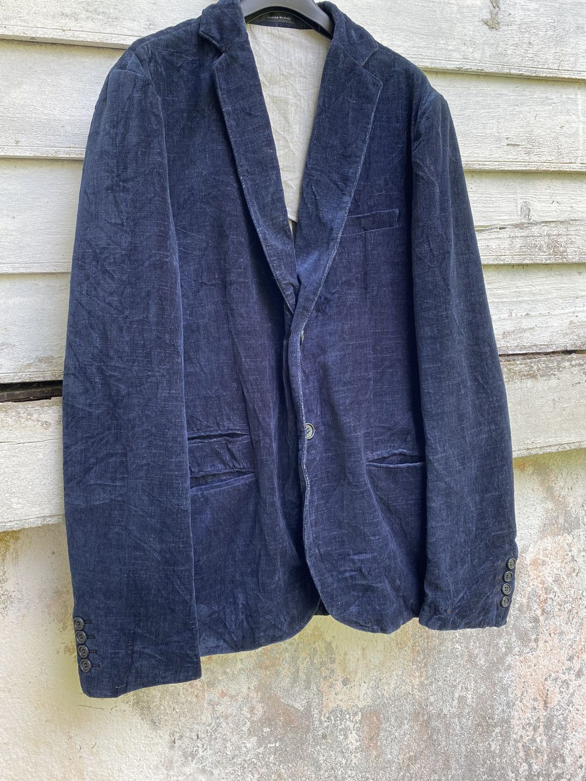 Other Mr Rick Tailor Blue Velvet Luxury Style Jacket Size US M / EU 48-50 / 2 - 2 Thumbnail