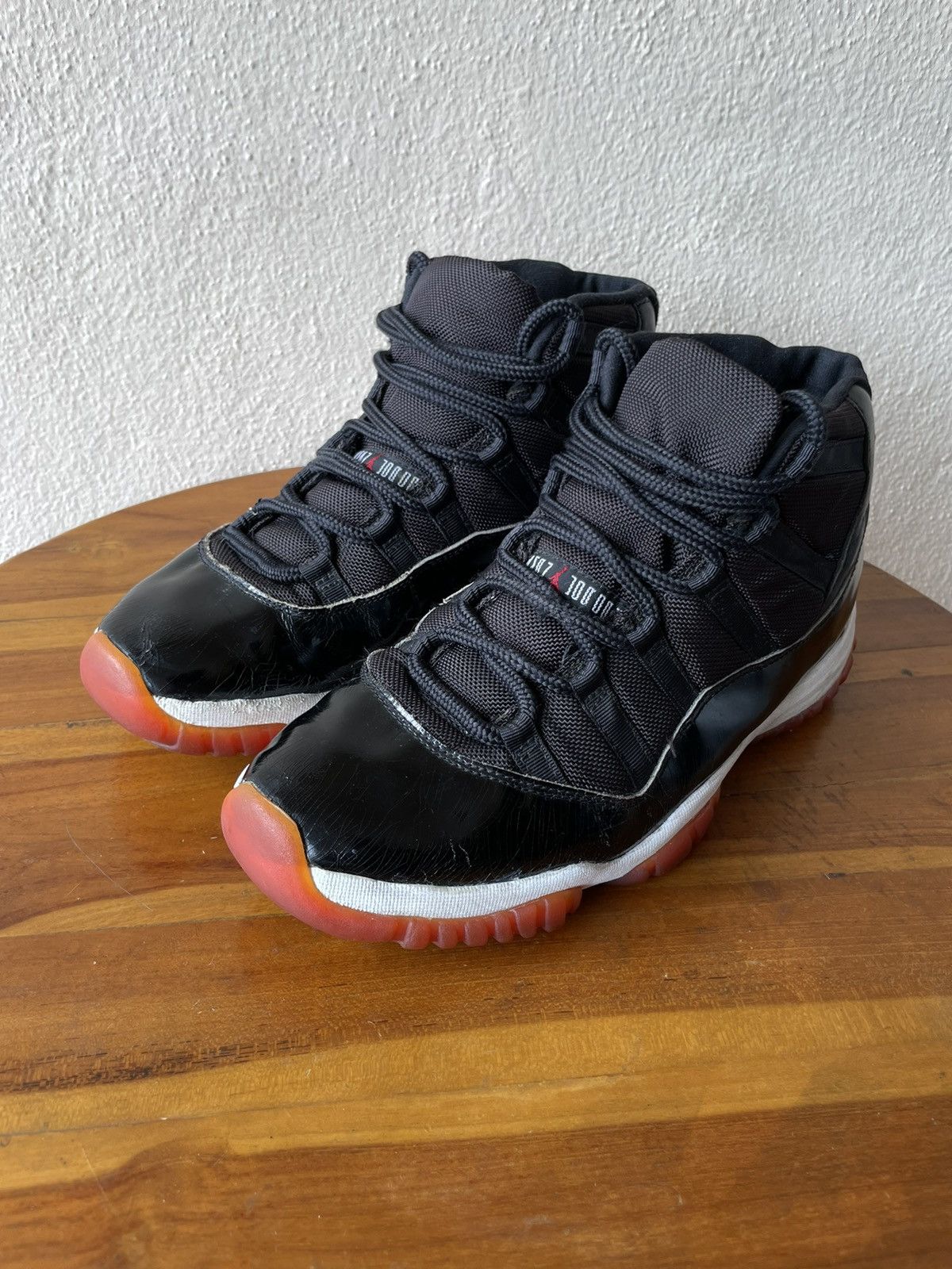 Jordan Brand × Nike × Vintage 💥RARE💥 Jordan 11 OG Playoff Bred 1995 Size US 10 / EU 43 - 2 Thumbnail