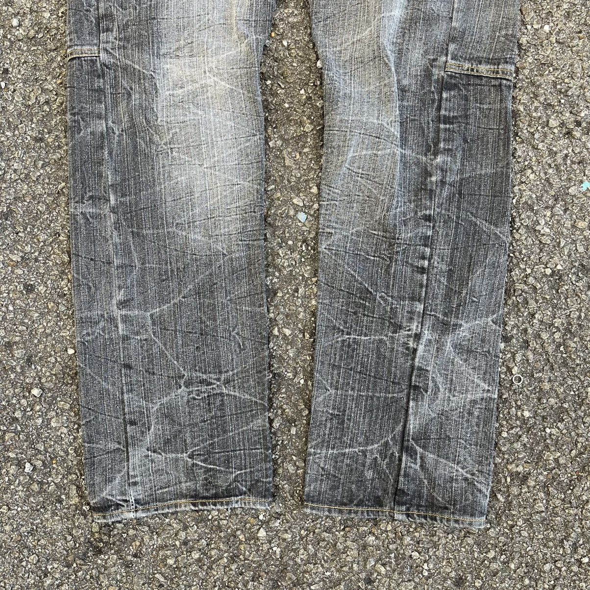 Hysteric Glamour Japanese Double Waist Distress Denim Jeans Undercover Styled Size US 32 / EU 48 - 3 Thumbnail