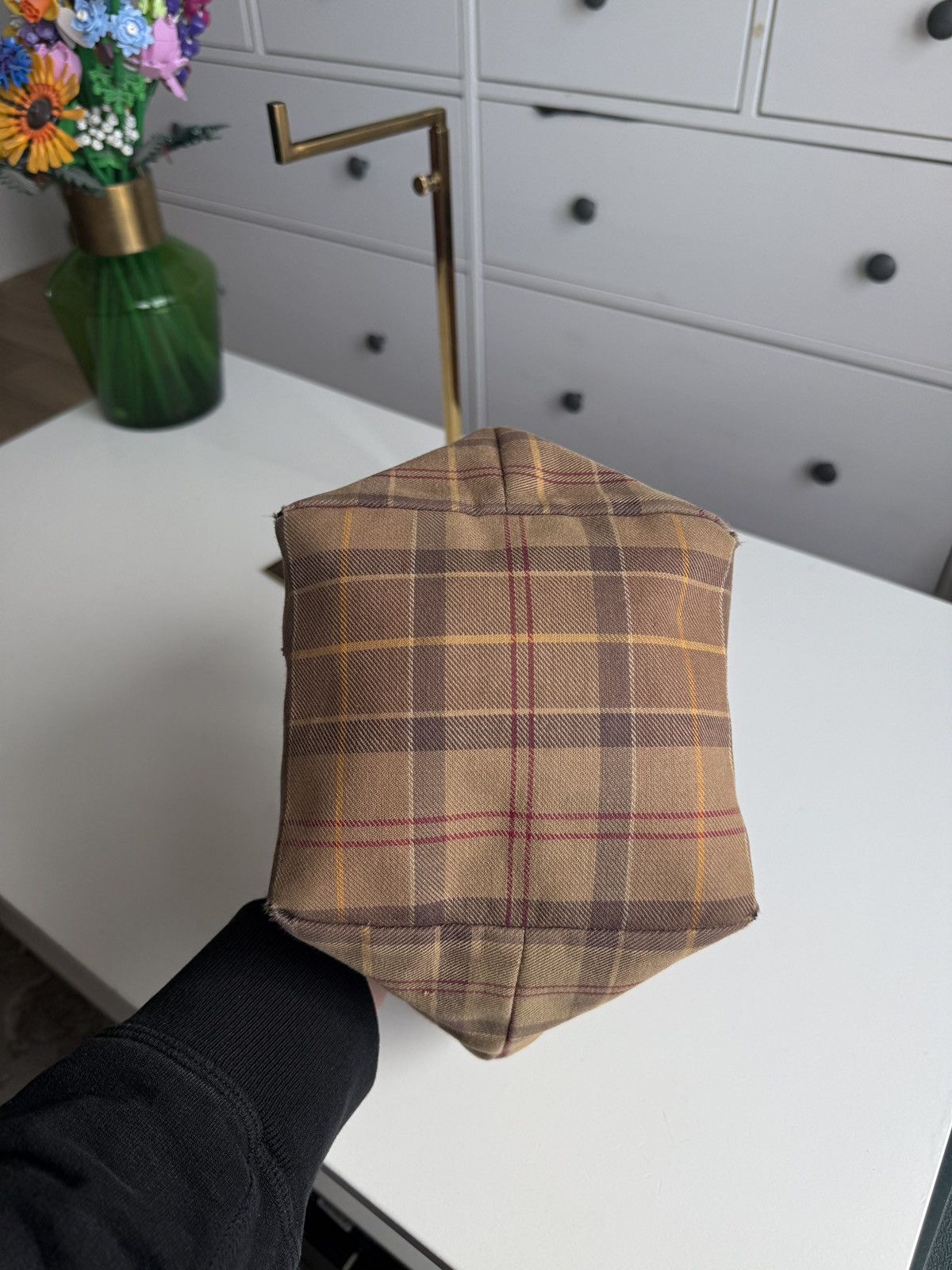 Barbour × Designer Barbour tartan big logo mini handbag designer old money rare Size ONE SIZE - 8 Thumbnail