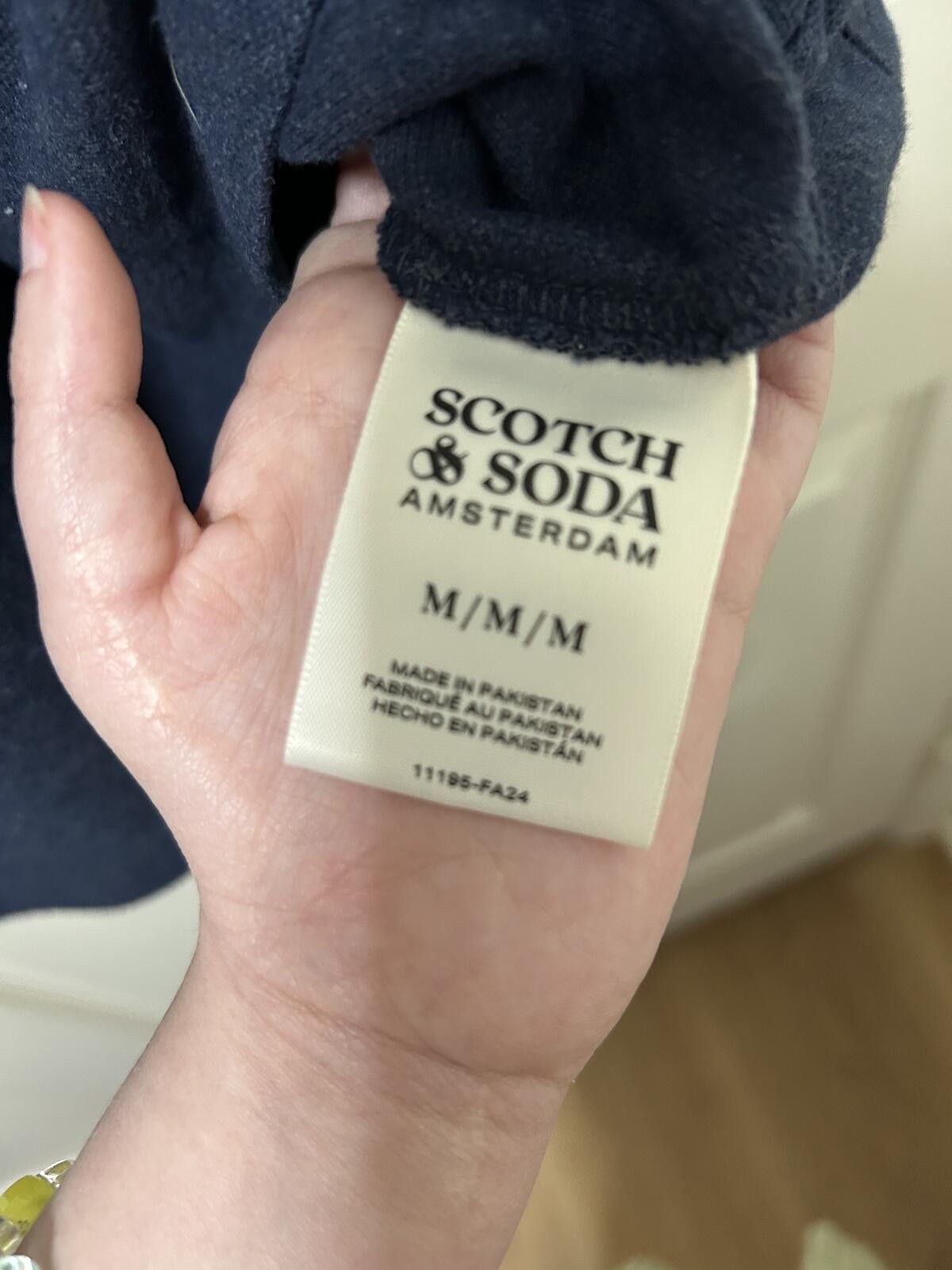 Scotch & Soda Scotch & Soda Amsterdam 100% Cotton Golf Polo Navy Medium Size US M / EU 48-50 / 2 - 7 Thumbnail