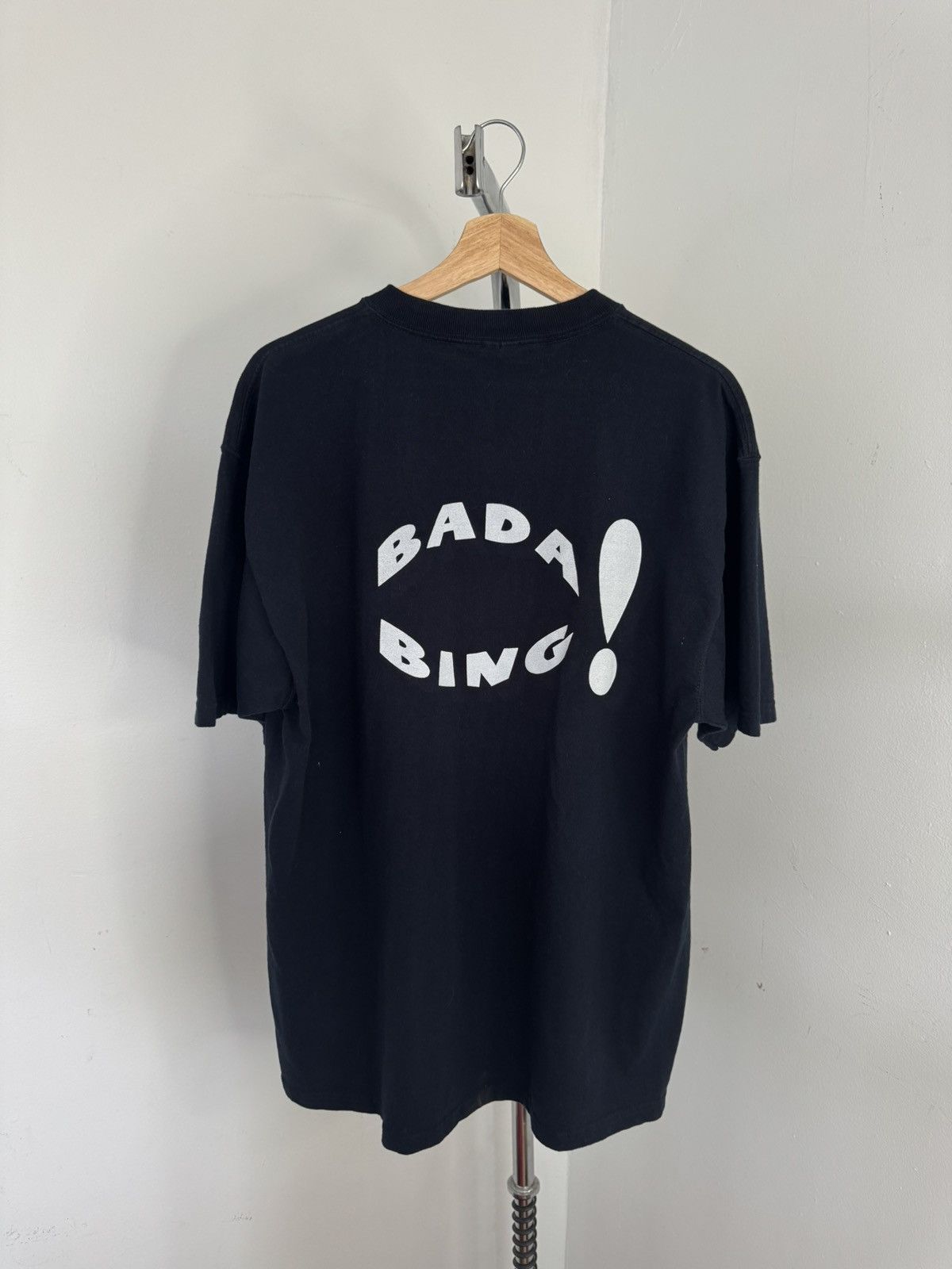 Fruit Of The Loom Vintage 90s Fuggetaboutit Tee Size US XL / EU 56 / 4 - 4 Thumbnail