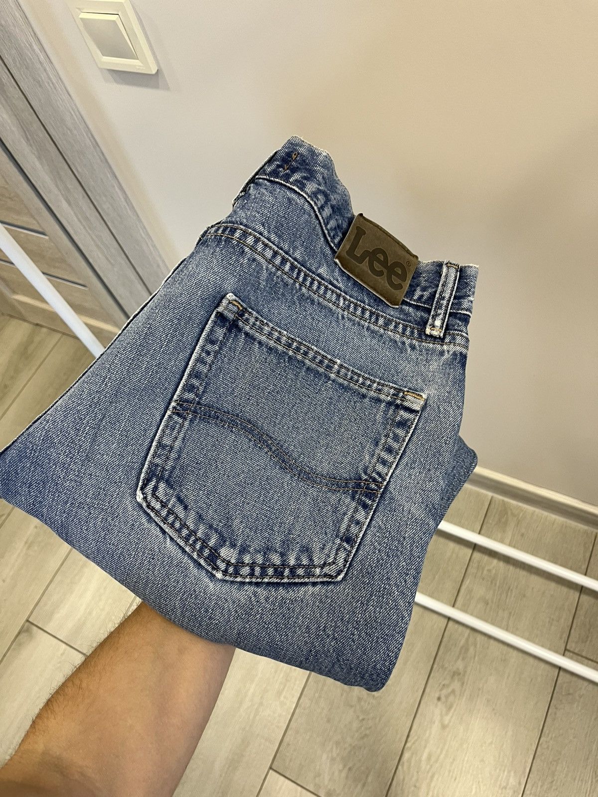 Lee VTG 90’s Lee Straight Leg Y2K Blue Jeans Streetwear 33/30 Size US 33 - 5 Thumbnail