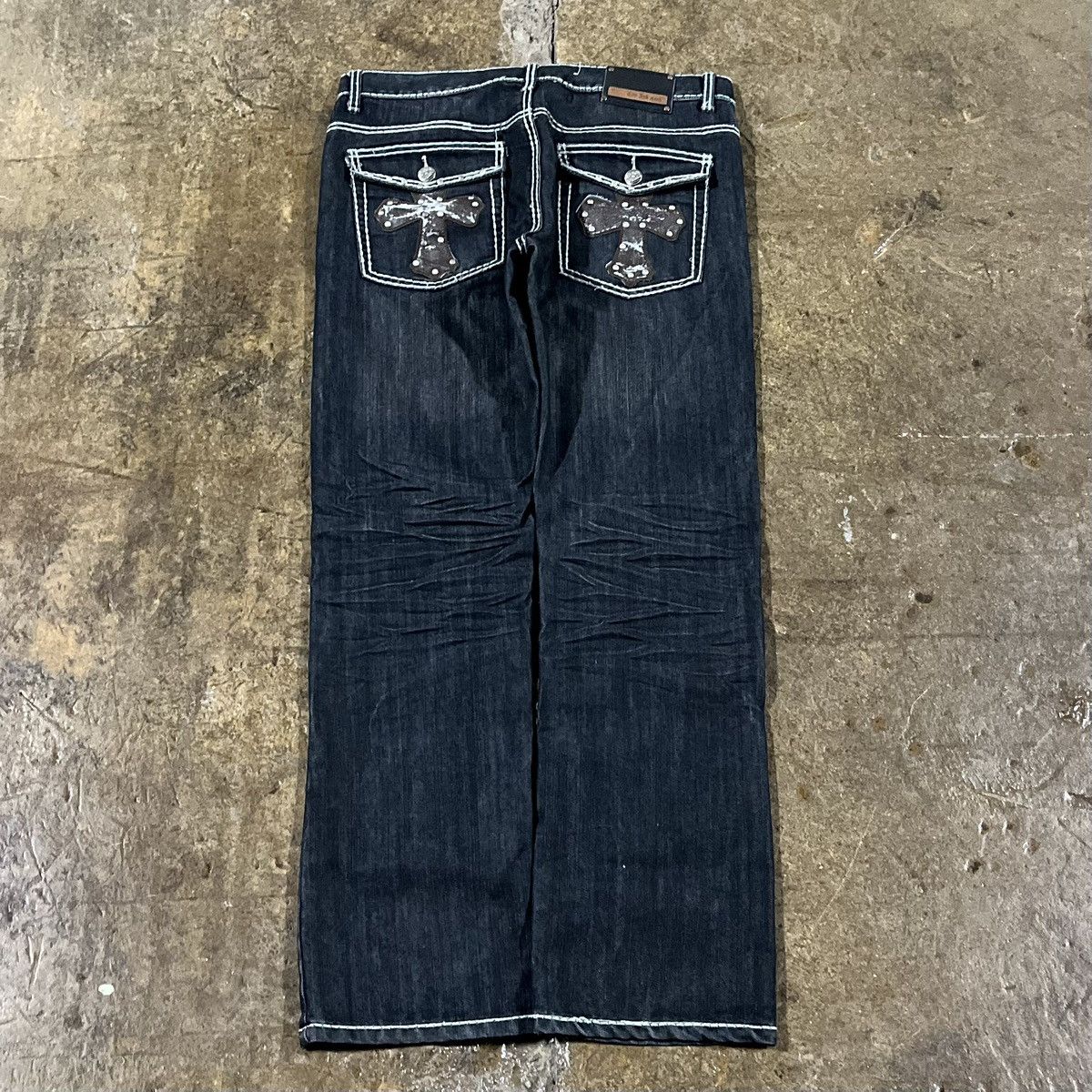 Vintage Crazy Vintage Y2K Baggy Cross Jeans Opium Wide Leg Skater | Grailed