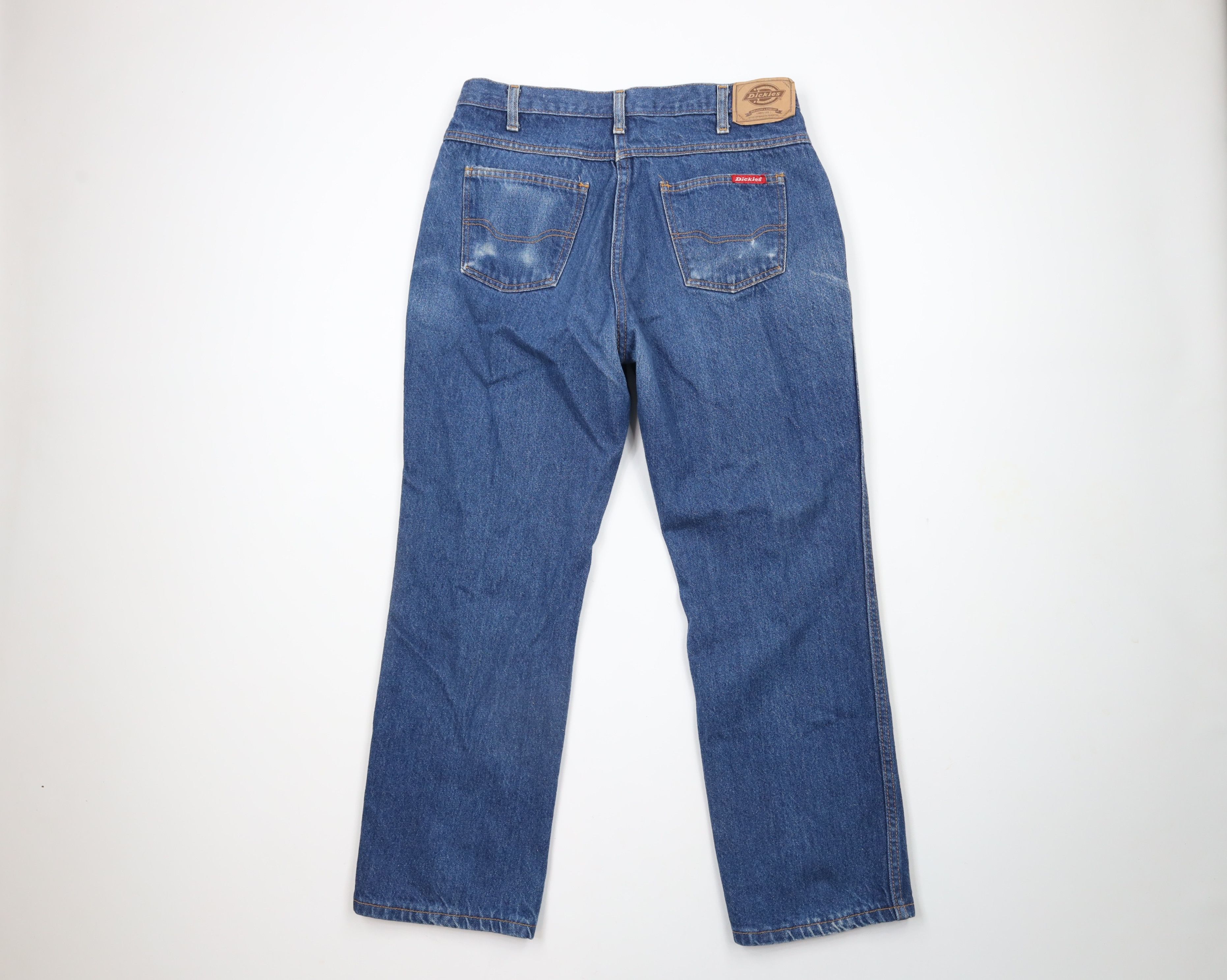 Dickies × Vintage Vintage 90s Dickies Spell Out Denim Jeans Blue Cotton Size US 32 / EU 48 - 8 Thumbnail