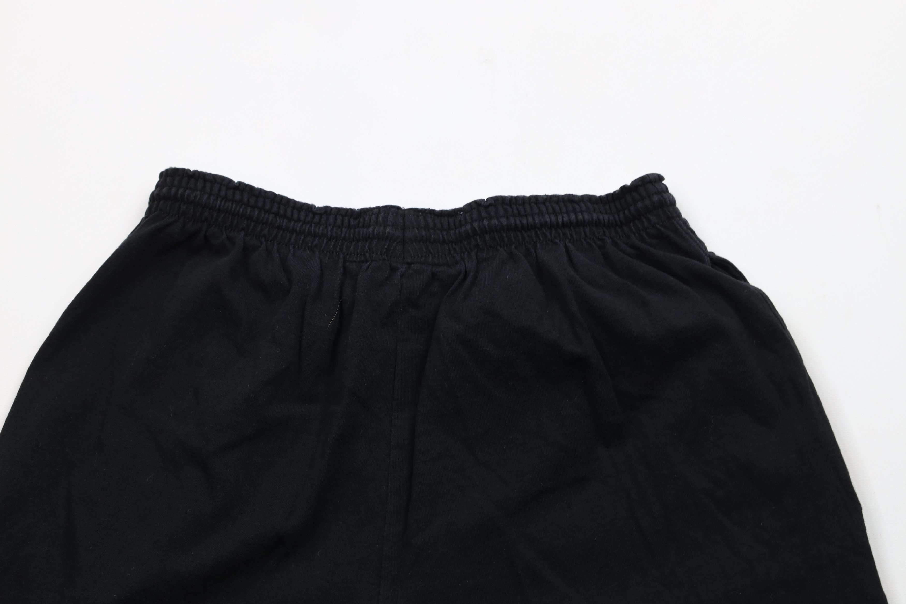 Champion × Vintage Vintage 90s Champion Classic Logo Above Knee Shorts Black Size US 32 / EU 48 - 9 Thumbnail