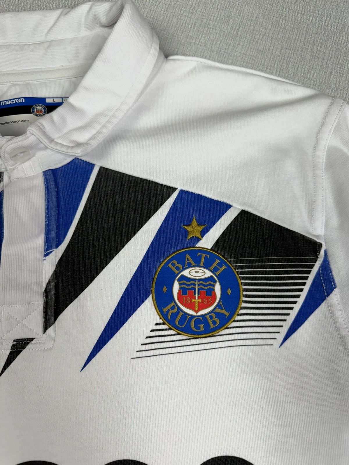 Macron Men’s Macron BATH Rugby Long Sleeve Dyson Shirt size L Size US L / EU 52-54 / 3 - 3 Thumbnail