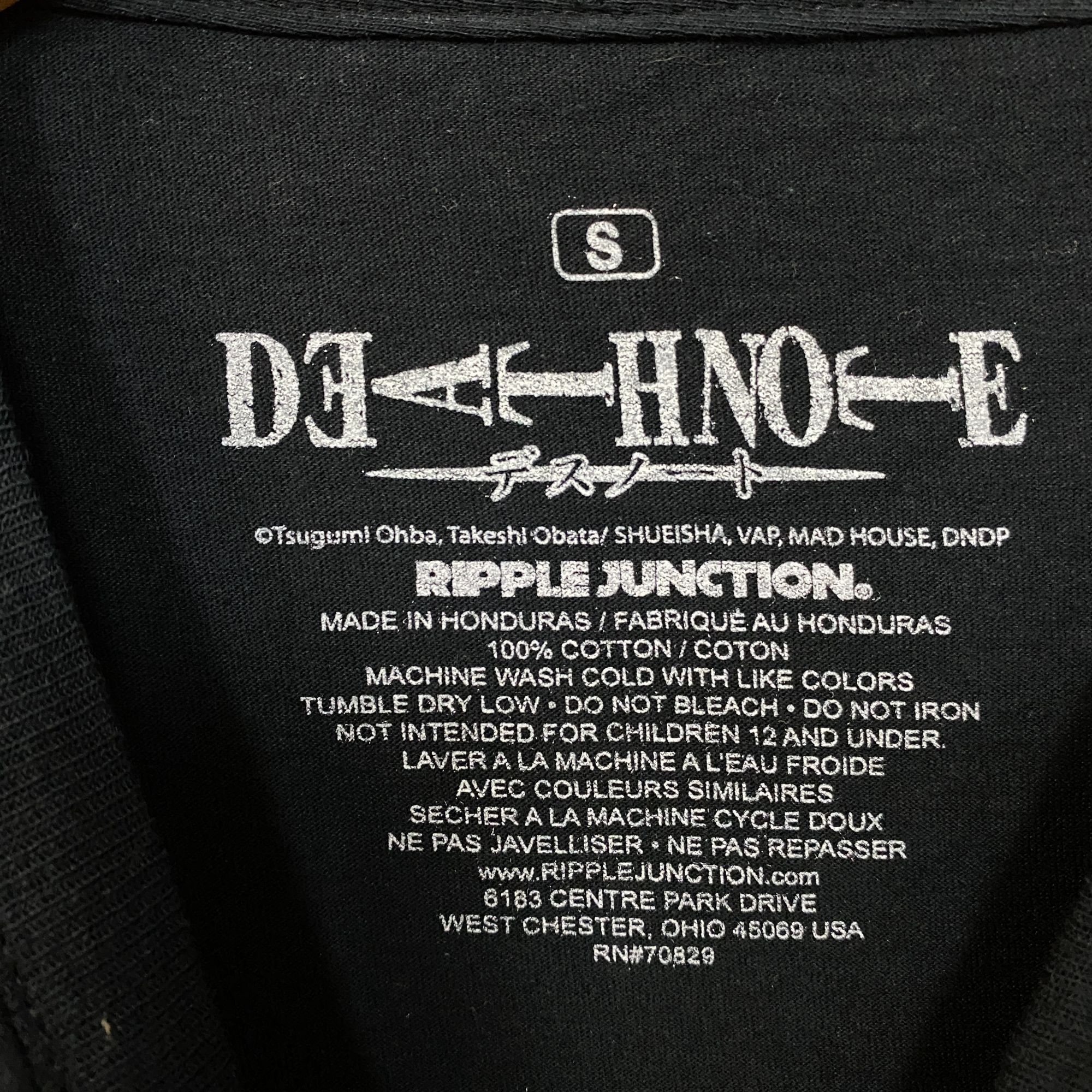 Ripple Junction Death Note L, Light and Misa Anime T-Shirt Small Size US S / EU 44-46 / 1 - 4 Thumbnail