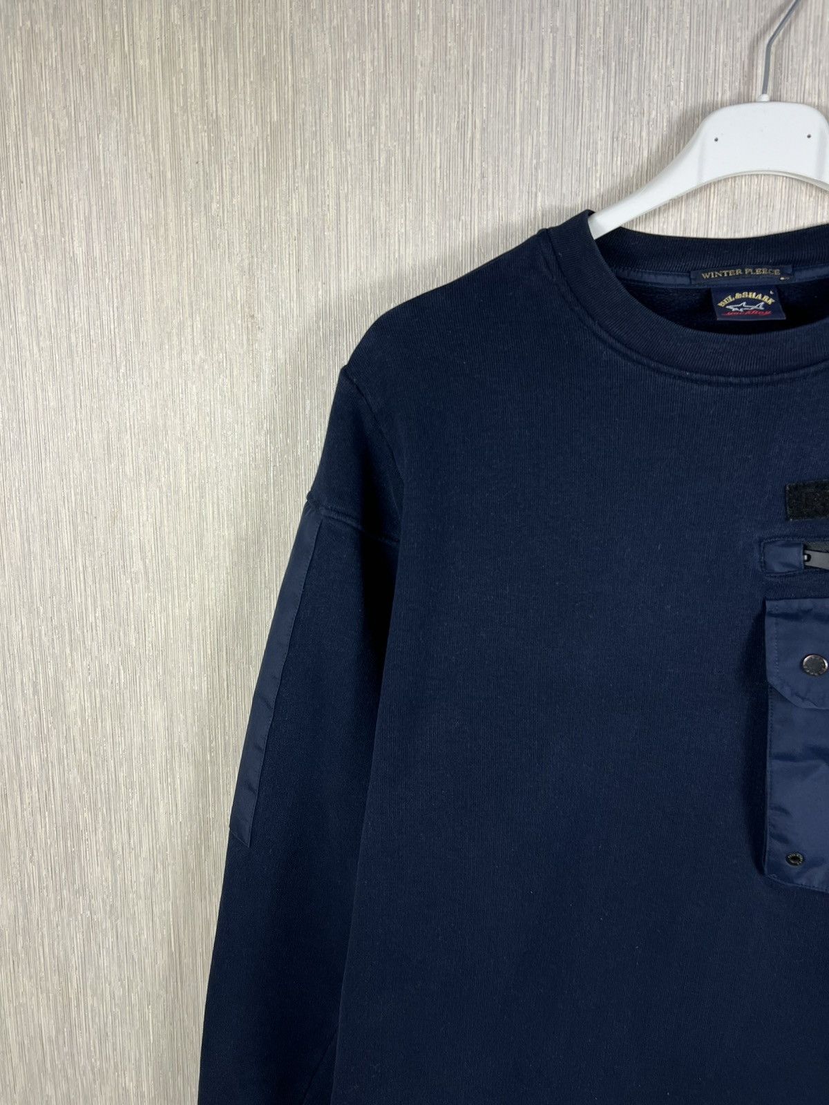 Paul & Shark Paul & Shark winter fleece typhoon 20000 navy sweatshirt Size US L / EU 52-54 / 3 - 4 Thumbnail