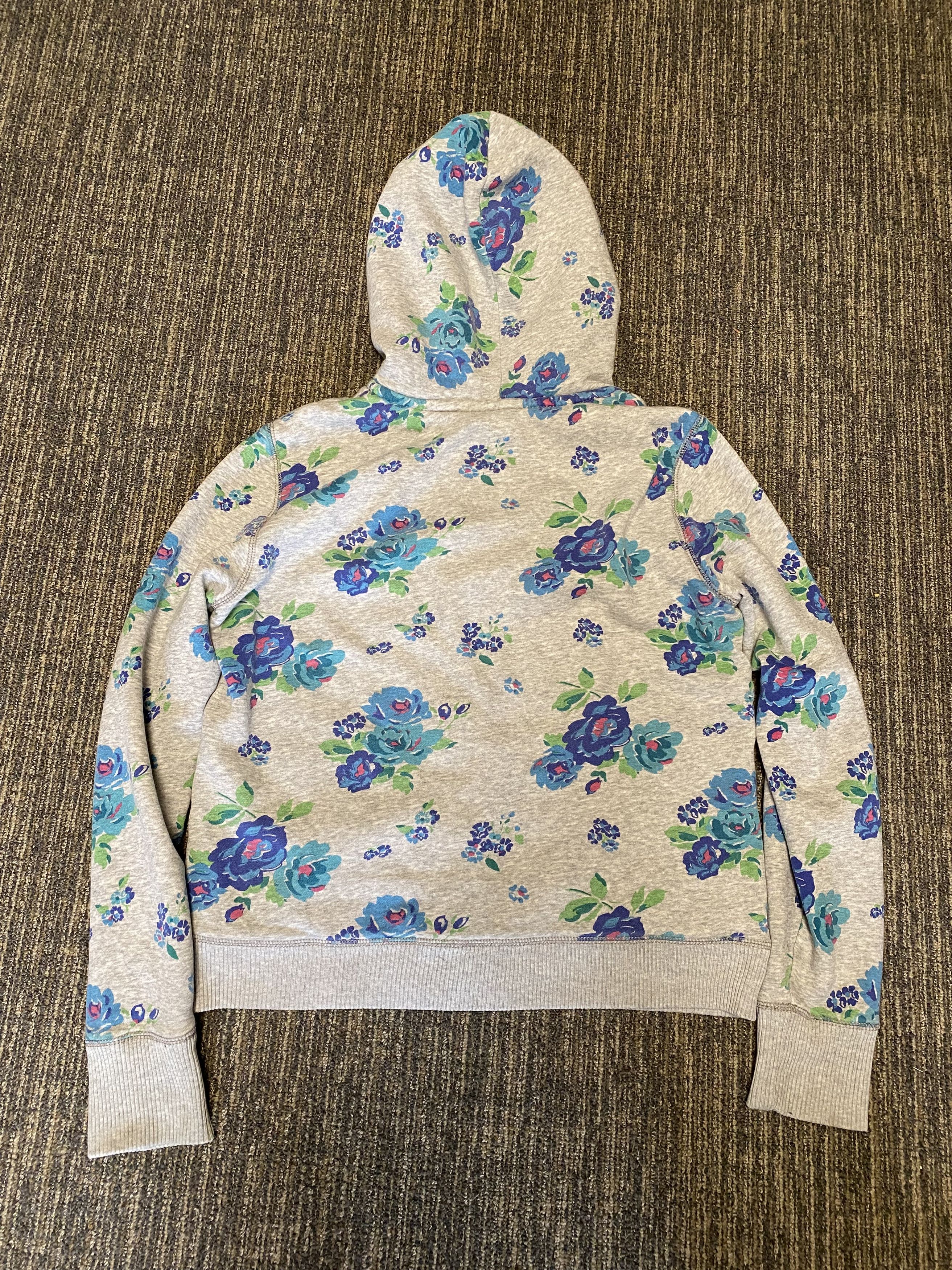 Aeropostale Vintage Aeropostale Fur Lined Floral Hoodie Women’s Size XL Size XL / US 12-14 / IT 48-50 - 2 Thumbnail