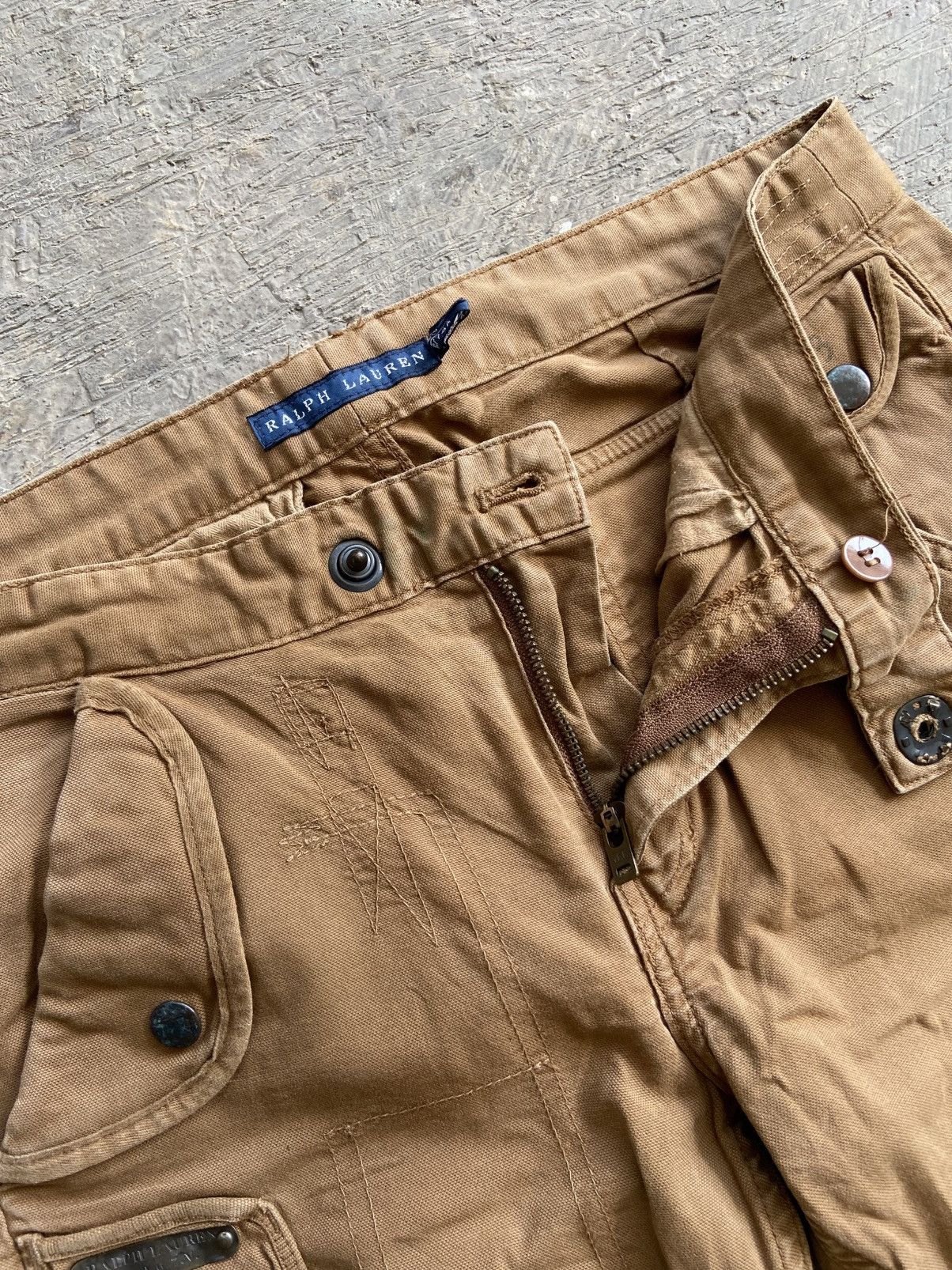 Ralph Lauren 2000s Ralph Lauren - Western Engineering Multipocket Pants Size US 29 - 4 Thumbnail