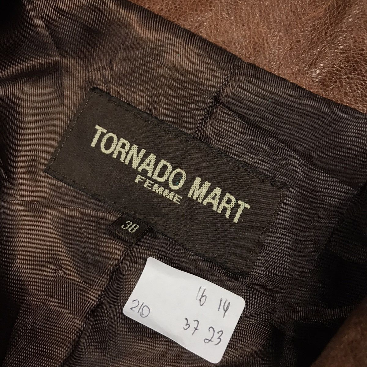14th Addiction × If Six Was Nine × Tornado Mart TORNADO MART LEATHER LONG JACKET WOMAN IFSIXWASNINE STYLE Size XS / US 0-2 / IT 36-38 - 15 Thumbnail