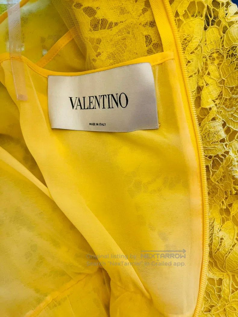Valentino Valentino Yellow dress Size S / US 4 / IT 40 - 2 Thumbnail