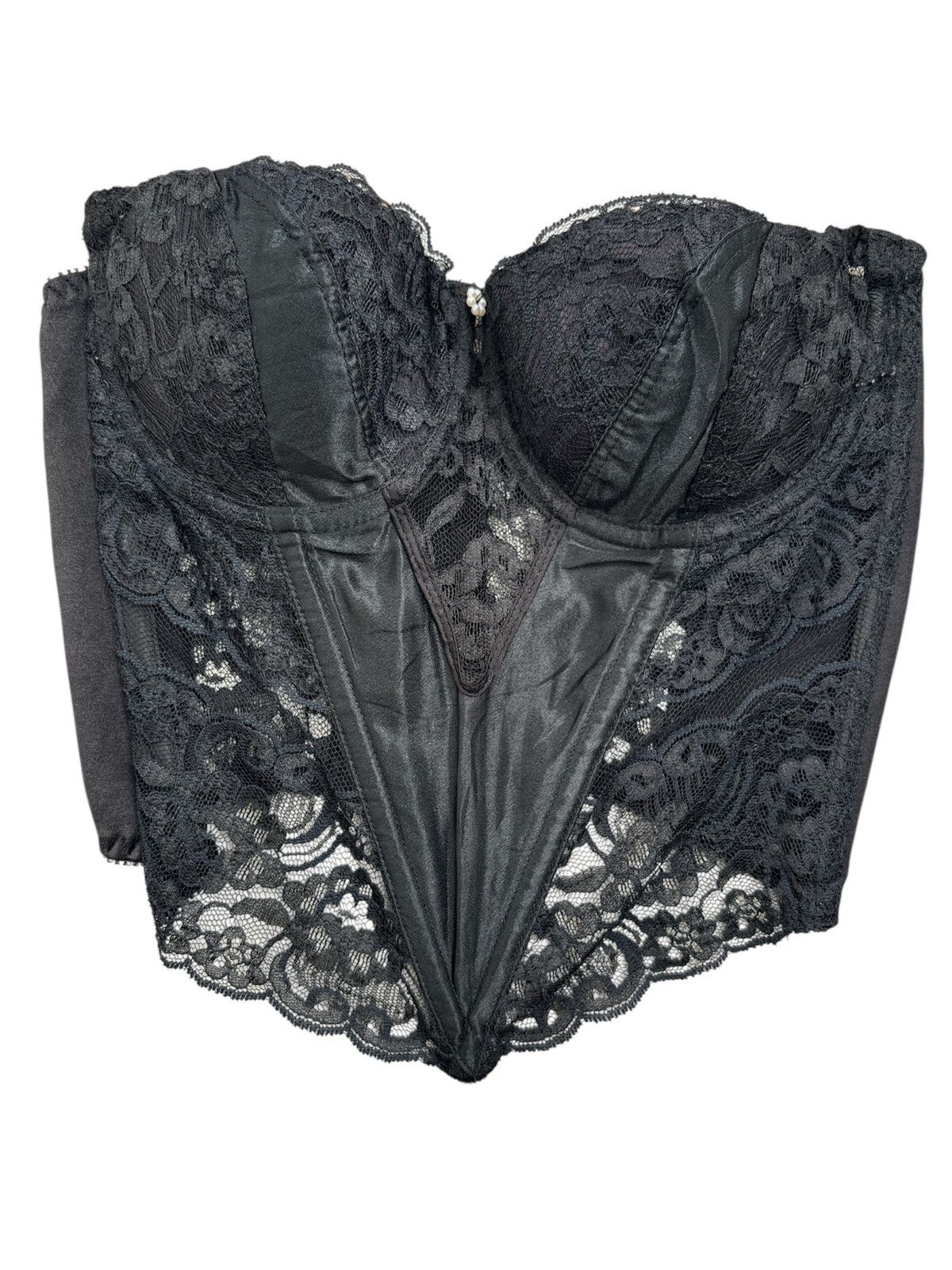 Dior 1990s Lace Corset Bustier Size M / US 6-8 / IT 42-44 - 1 Thumbnail