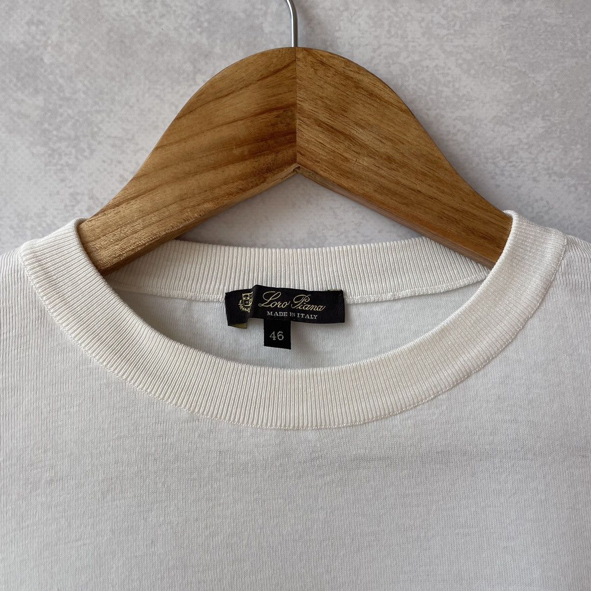 Loro Piana Loro Piana Lace Detail Silk Collar T-Shirt Size L / US 10 / IT 46 - 4 Thumbnail