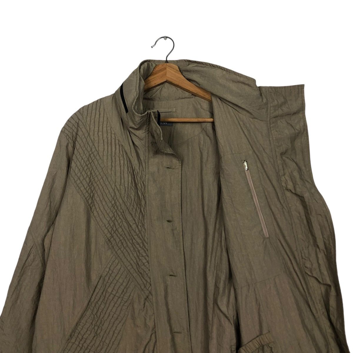 Japanese Brand 🔥VINTAGE CHORE LONG JACKET MANA PLEATED ISSEY MIYAKE Size US M / EU 48-50 / 2 - 14 Thumbnail