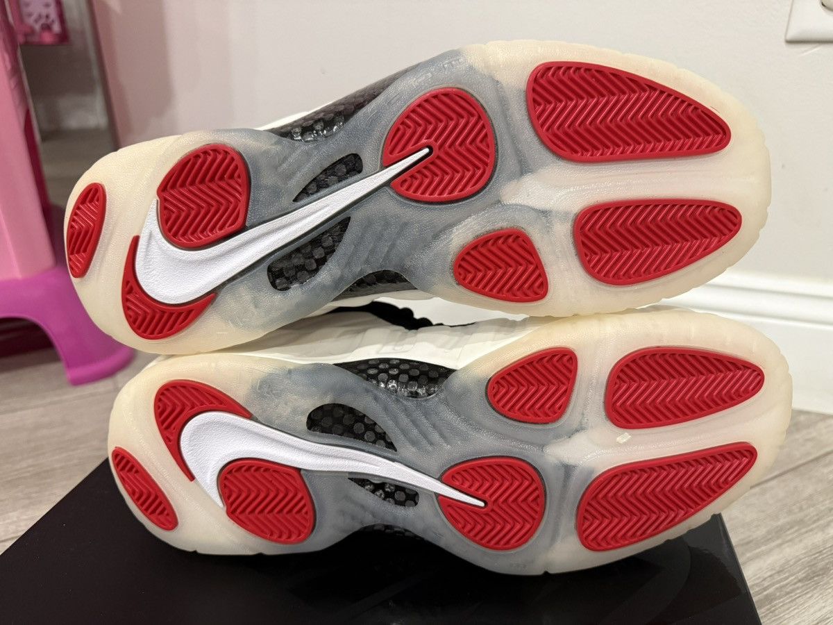 Nike Nike Air Foamposite Pro Pearl White Black True Red Sz 12 Size US 12 / EU 45 - 8 Thumbnail
