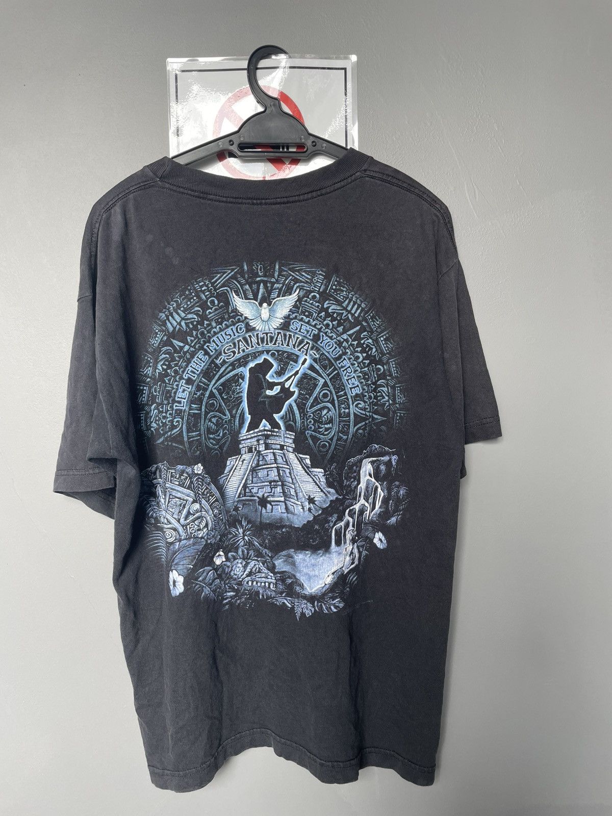 Band Tees Vintage 1999 Carlos Santana ERD GRUNGE TEE Size US L / EU 52-54 / 3 - 6 Thumbnail