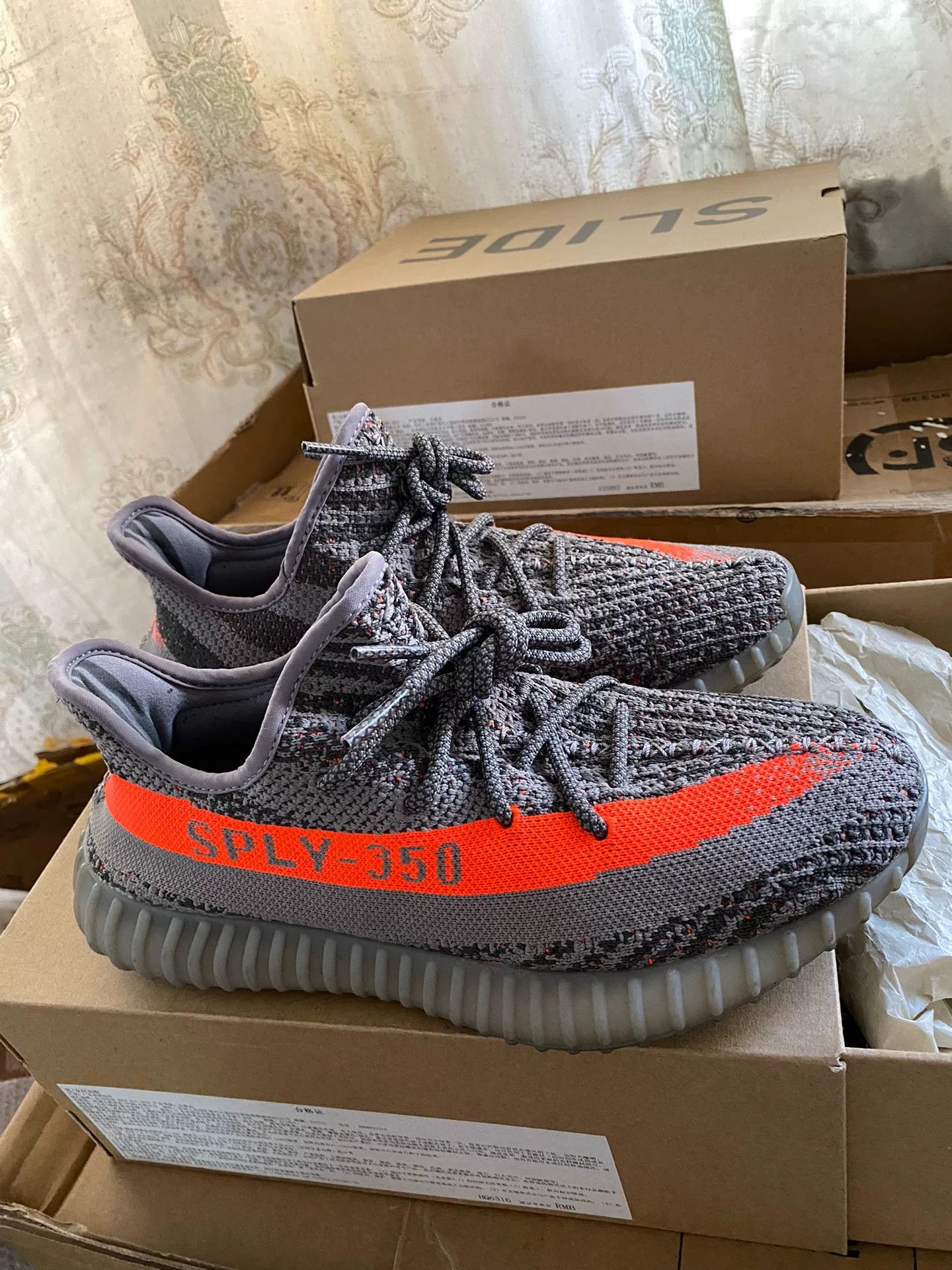 Adidas Adidas YEEZY350 Gray Lowtop Sneakers 41 Men Size US 8.5 / EU 41-42 - 1 Thumbnail