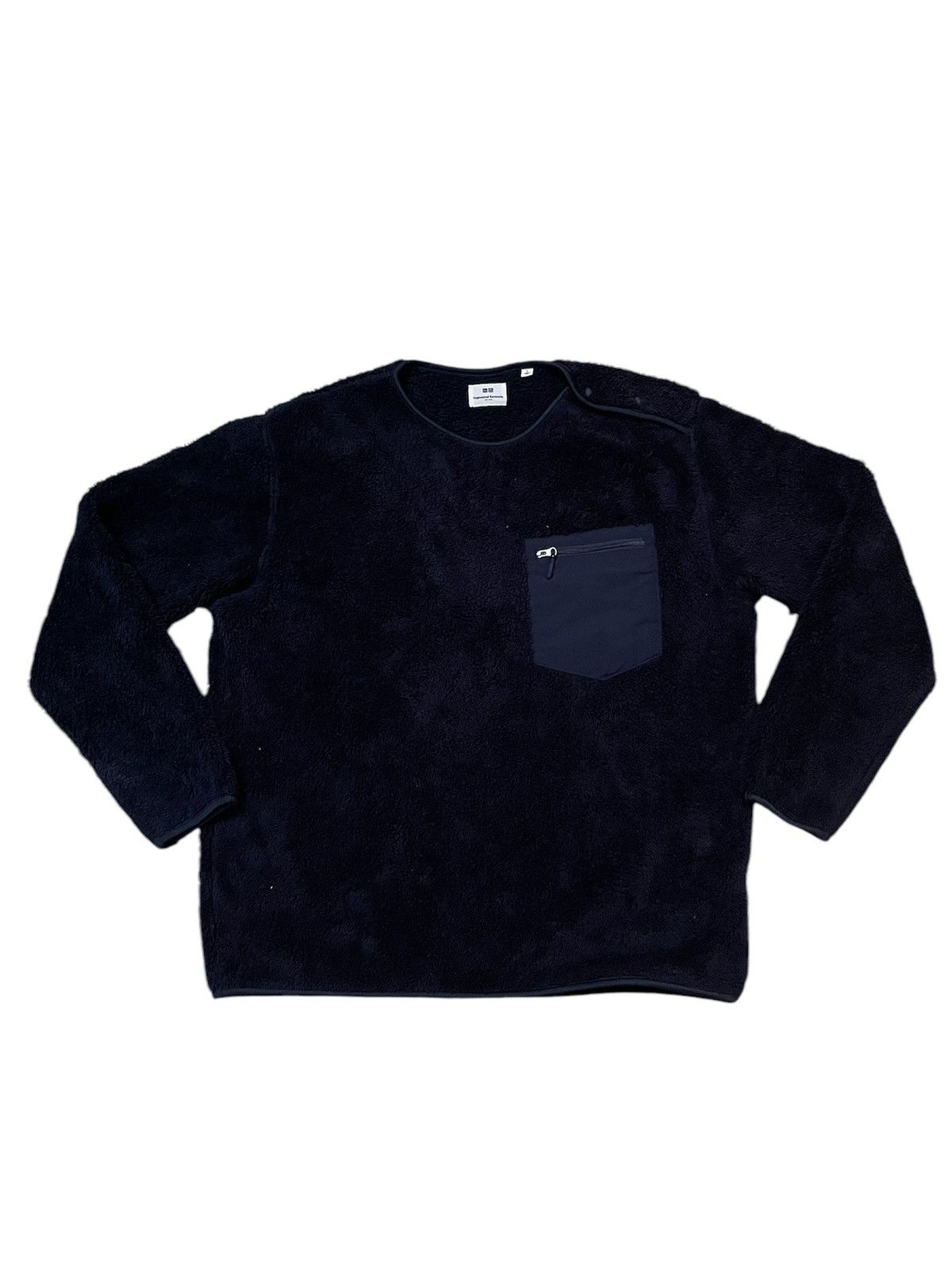 Engineered Garments × Japanese Brand × Uniqlo Uniqlo X Engineered Garments Pullover L Pile Fleece pocket Size US L / EU 52-54 / 3 - 1 Thumbnail