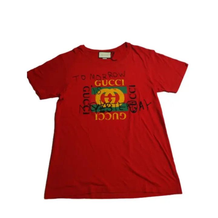 Gucci Gucci Casual Comfortable Red T-Shirt Size US M / EU 48-50 / 2 - 1 Thumbnail