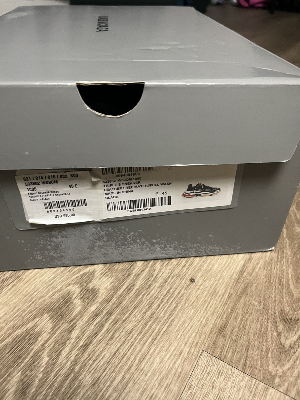 Balenciaga Balenciaga Triple S Sneakers – Size 12 (EU 45) – With Box Size US 12 / EU 45 - 6 Thumbnail