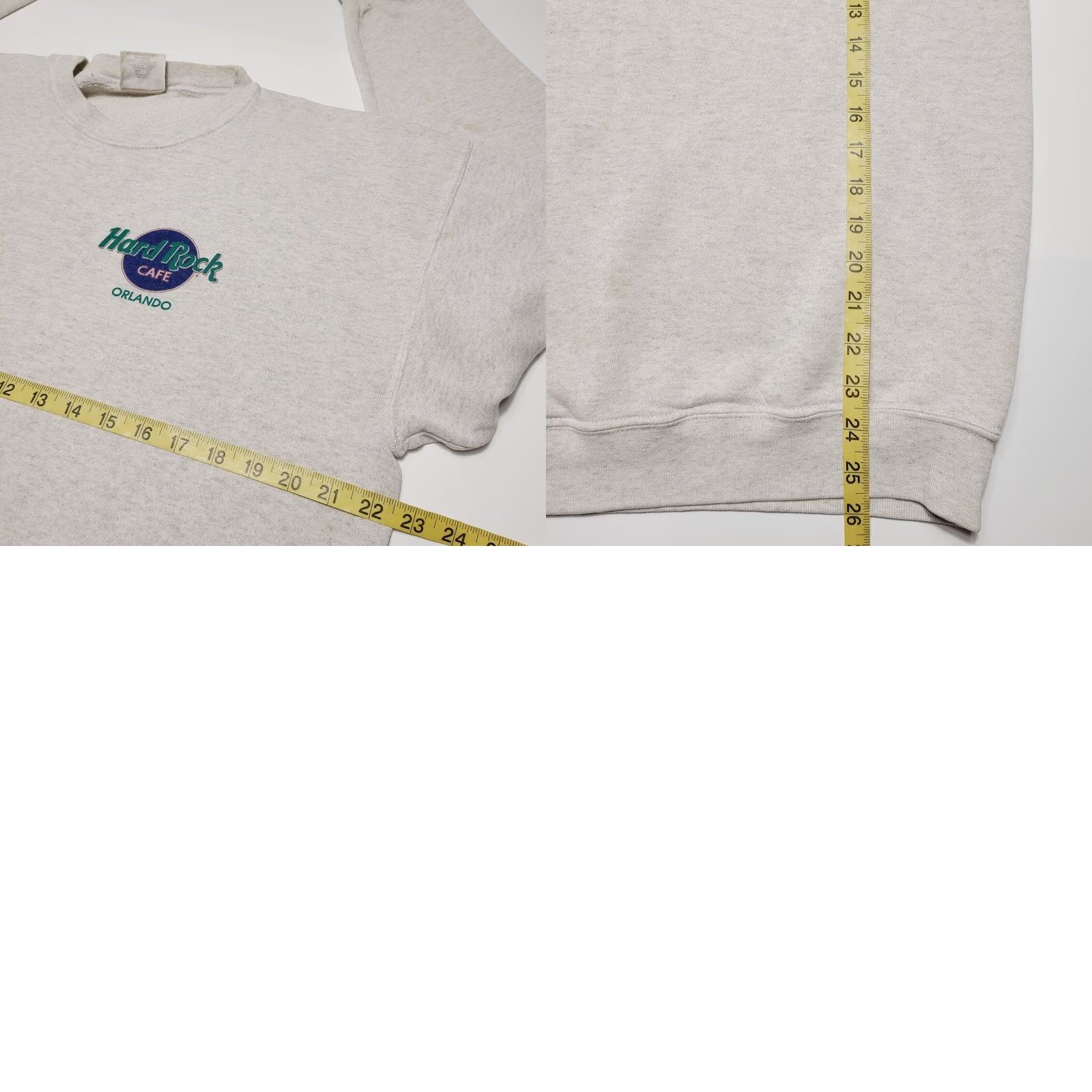 Hard Rock Cafe VINTAGE Hard Rock Cafe Orlando Rock N Roll World Sweatshirt Men's Large Graphic Gray Size US L / EU 52-54 / 3 - 8 Thumbnail