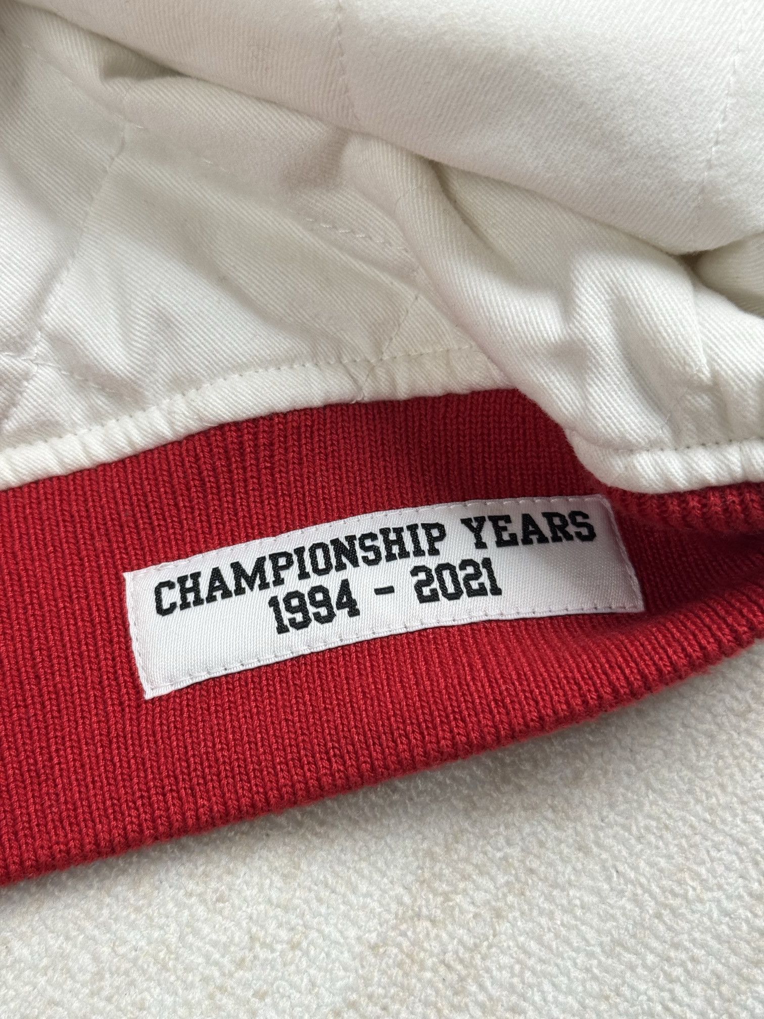 Mitchell & Ness × Supreme Stain varsity jacket Size US L / EU 52-54 / 3 - 5 Thumbnail