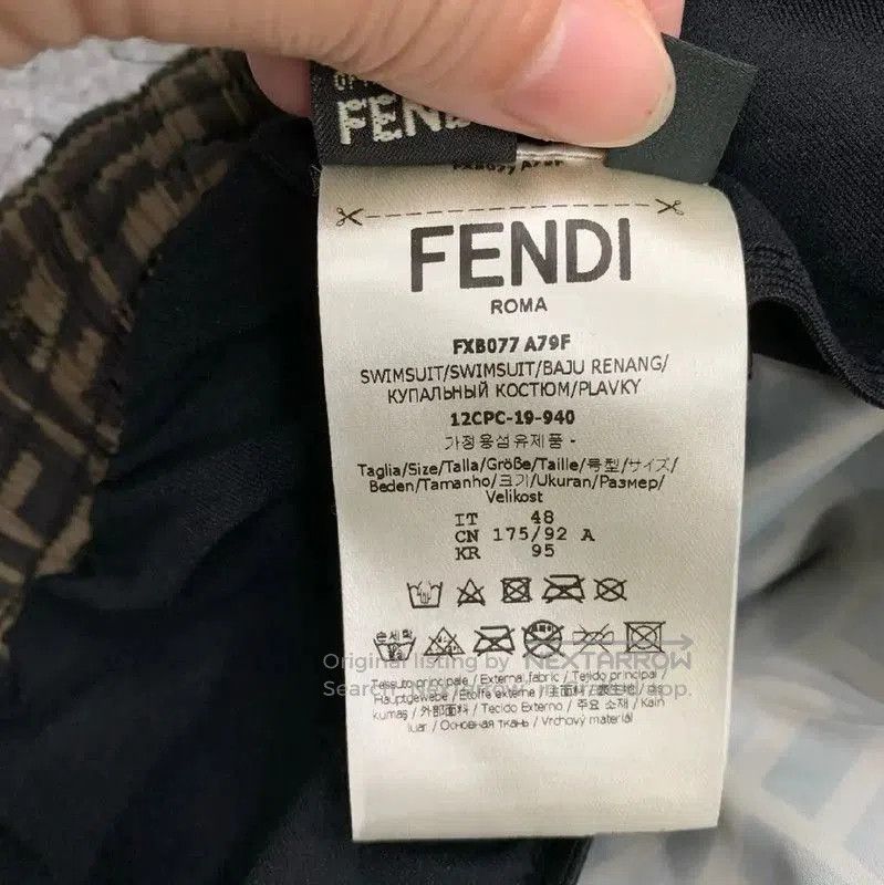 Fendi Fendi Khaki Cotton Women's Shorts . Size 29" - 9 Thumbnail