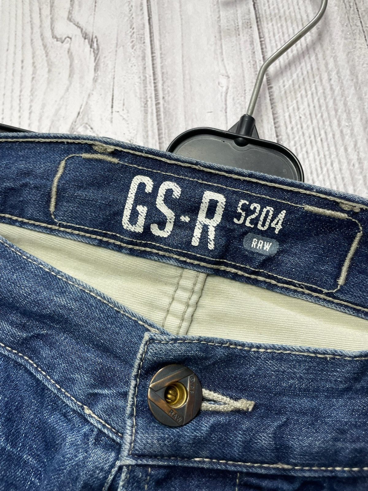 G-Star × Vintage Vintage Raw G-Star jeans pants size W34 logo pockets Size US 34 / EU 50 - 6 Thumbnail