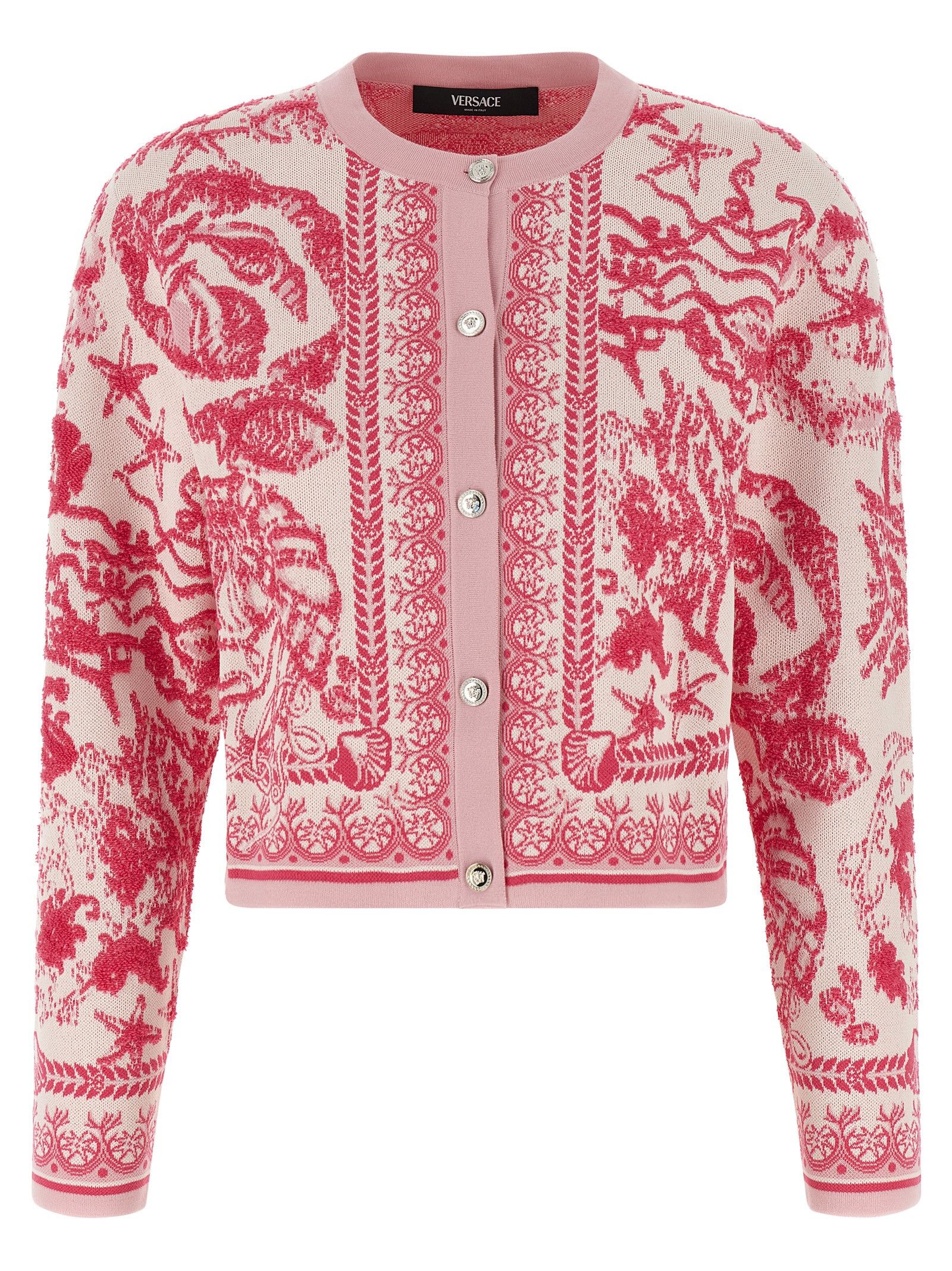 Versace 'Underwater Barocco' Cardigan Size M / US 6-8 / IT 42-44 - 1 Thumbnail