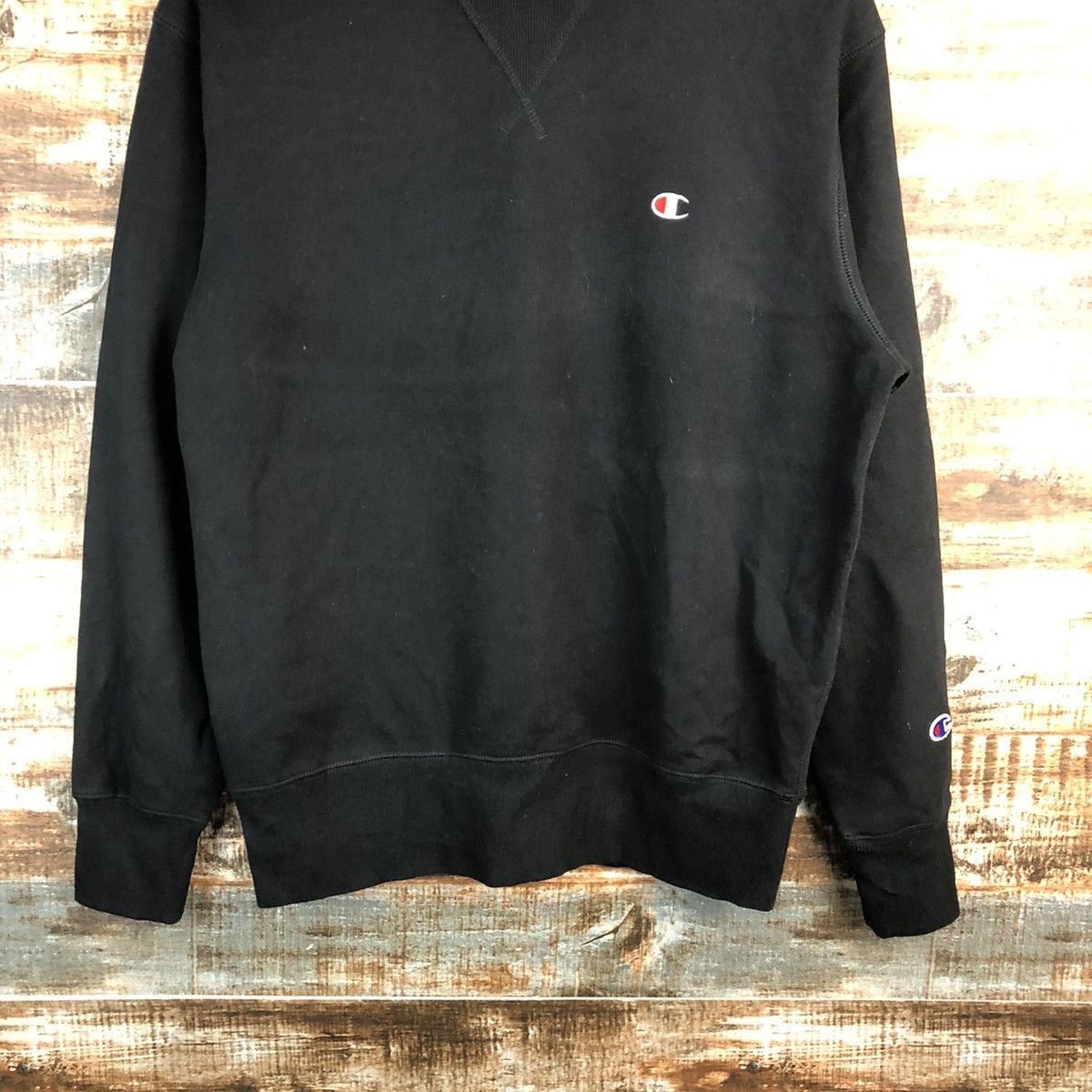 Champion × Vintage Champion vintage Black Sweatshirt #A2516 Size US S / EU 44-46 / 1 - 3 Thumbnail