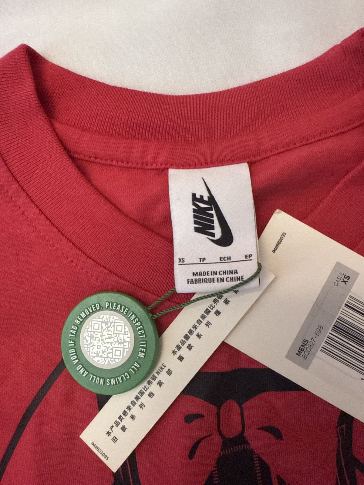 Nike × Off-White Nike x Off-White Pink T-shirt Size US XS / EU 42 / 0 - 3 Thumbnail