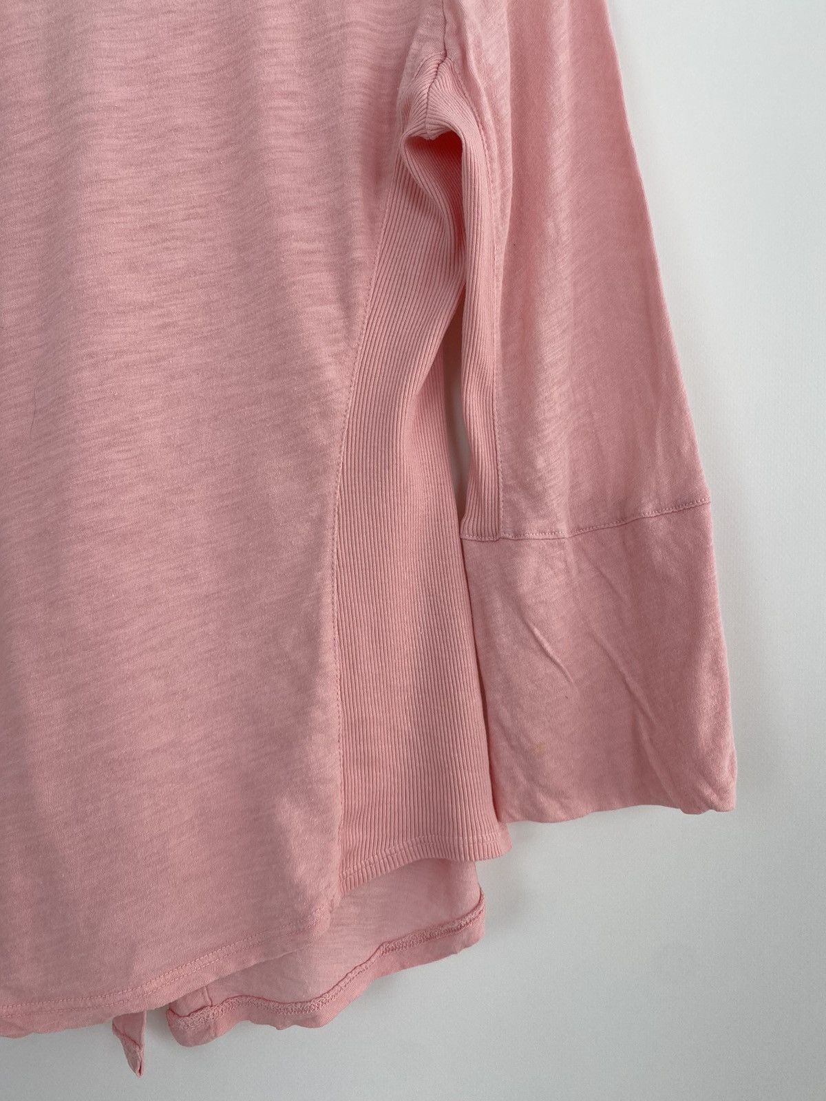 James Perse Standard James Perse Light Pink 3/4 Sleeve Button Up Shirt Size M / US 6-8 / IT 42-44 - 8 Thumbnail