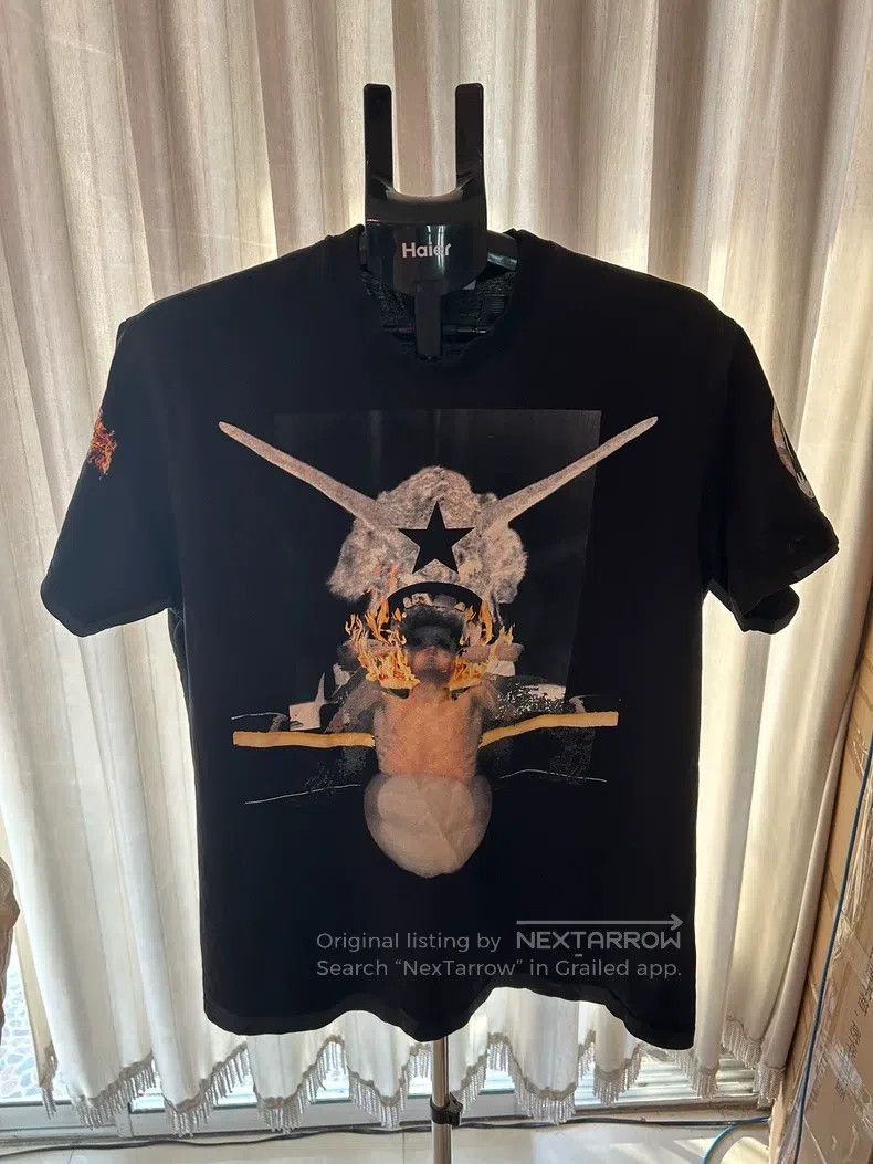 Givenchy Givenchy GV Flame Boy Short Sleeve T-Shirt Oversize Size US XS / EU 42 / 0 - 1 Thumbnail