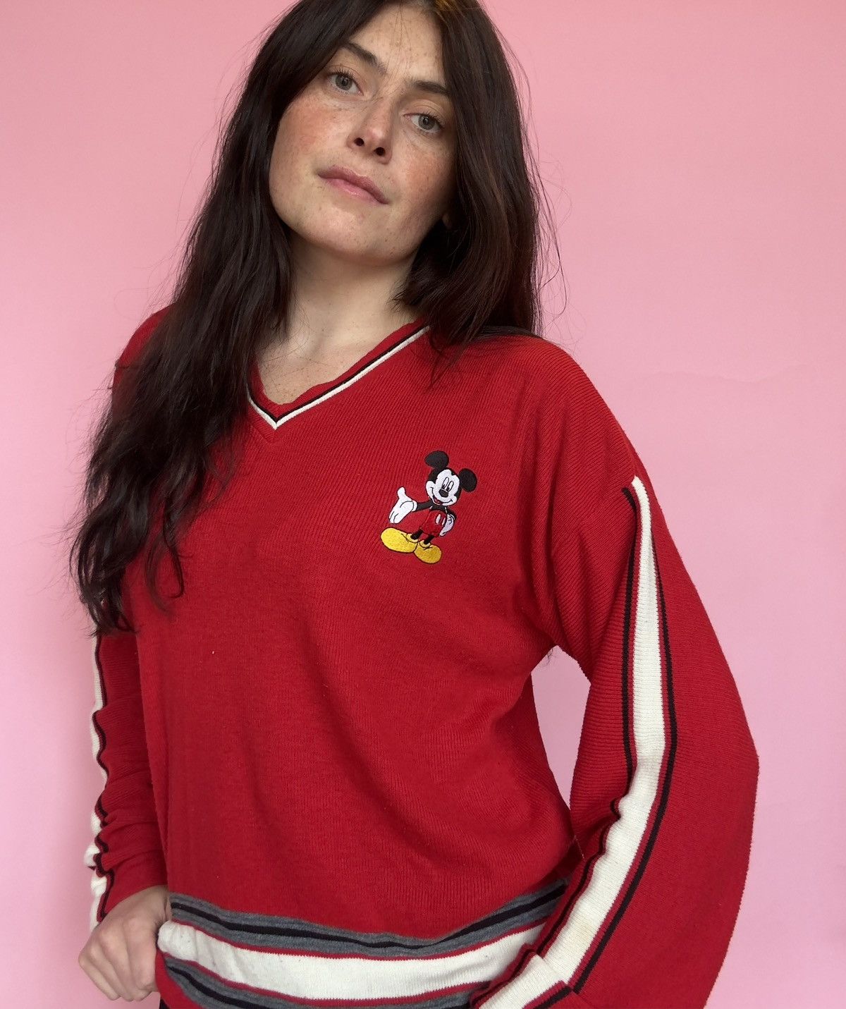 Mickey Unlimited 1998 MICKEY MOUSE VARSITY SWEATER Size US M / EU 48-50 / 2 - 1 Thumbnail