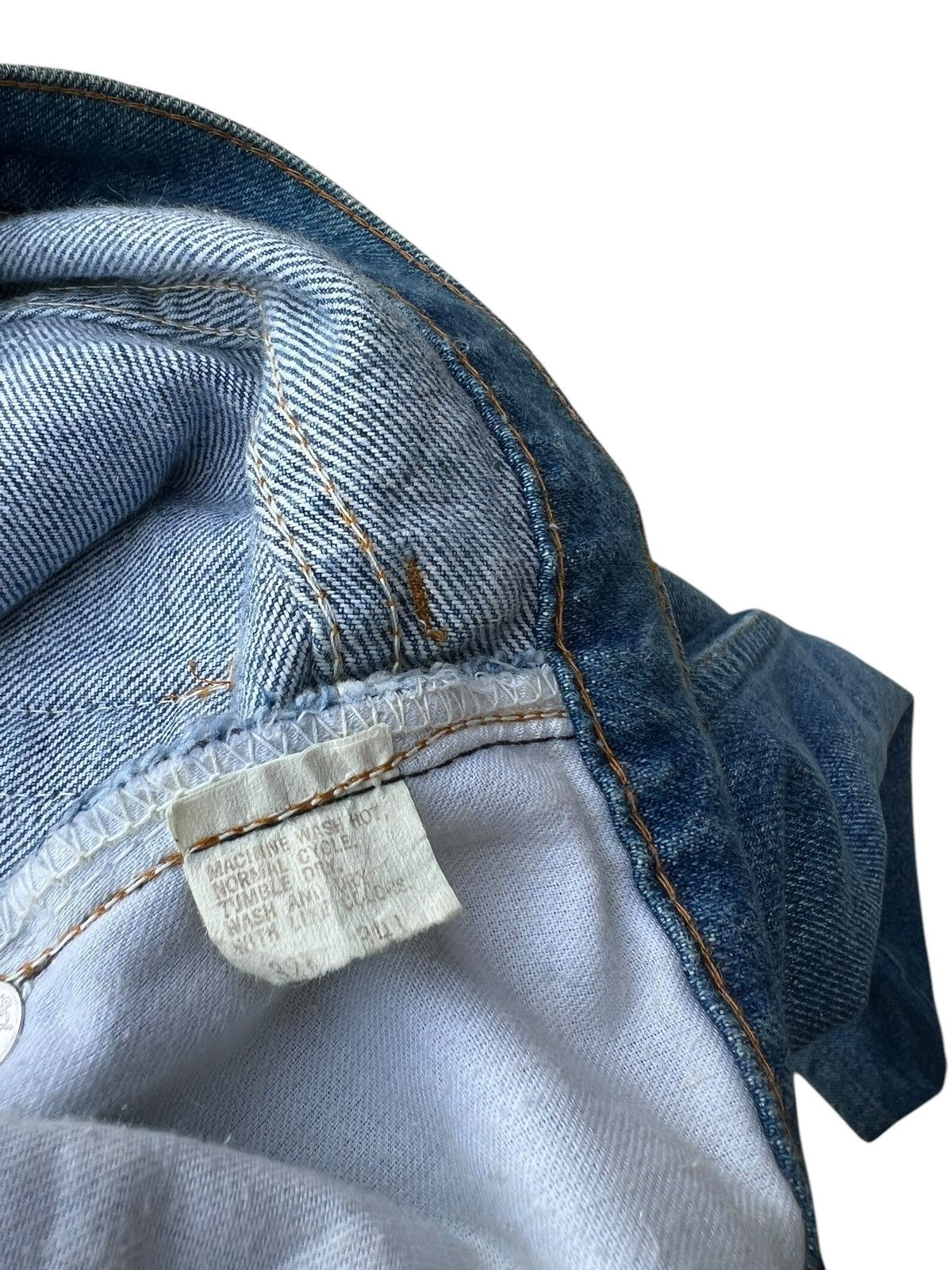 Levi's Vintage 80s Levi’s 505 Dirty Mud Denim Jeans Size US 31 - 24 Thumbnail