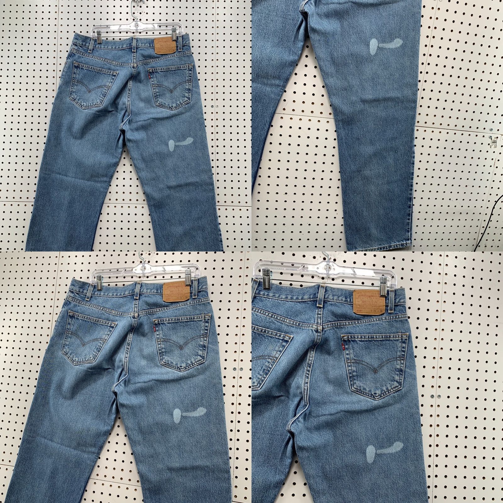 Levi's VINTAGE Levi's 505 Jeans Mens 34x30 Straight Regular Blue Denim 34x30 Inseam 30in Levis 500 Series Size US 34 / EU 50 - 8 Thumbnail
