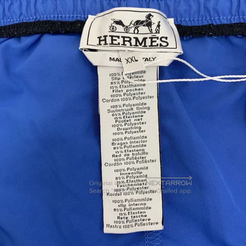 Hermes Hermes size XXL Navy blue drawstring casual swim shorts Size US 40 / EU 56 - 5 Thumbnail
